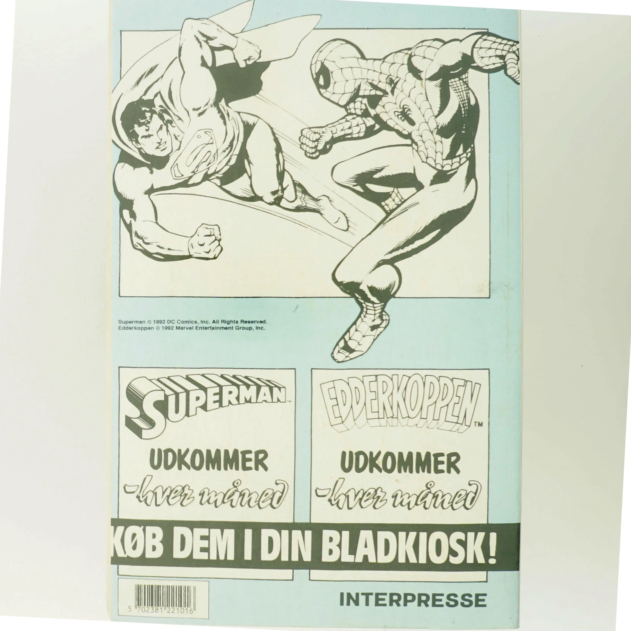 Superman Versus Edderkoppen (Bog)