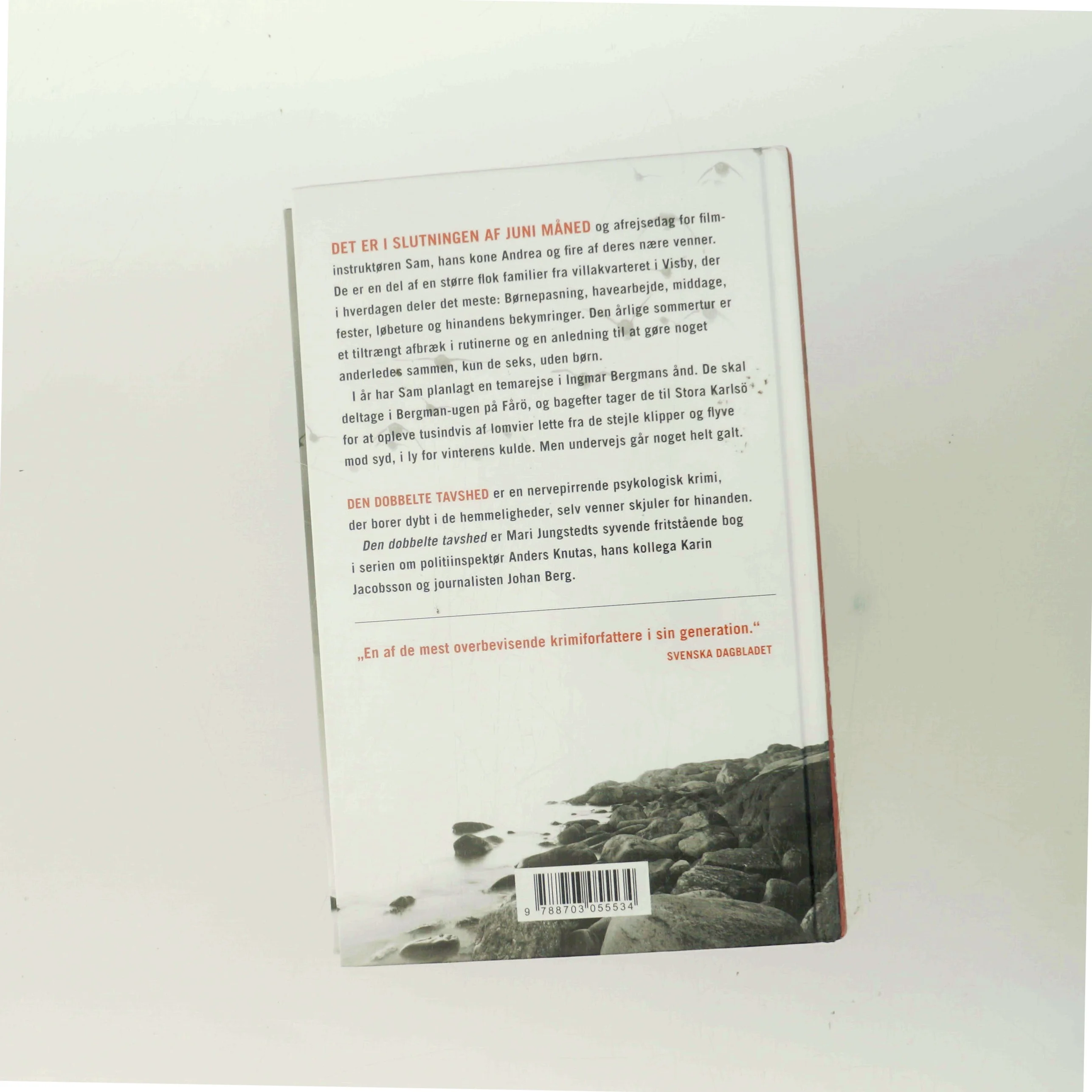 Den dobbelte tavshed : kriminalroman af Mari Jungstedt (Bog)