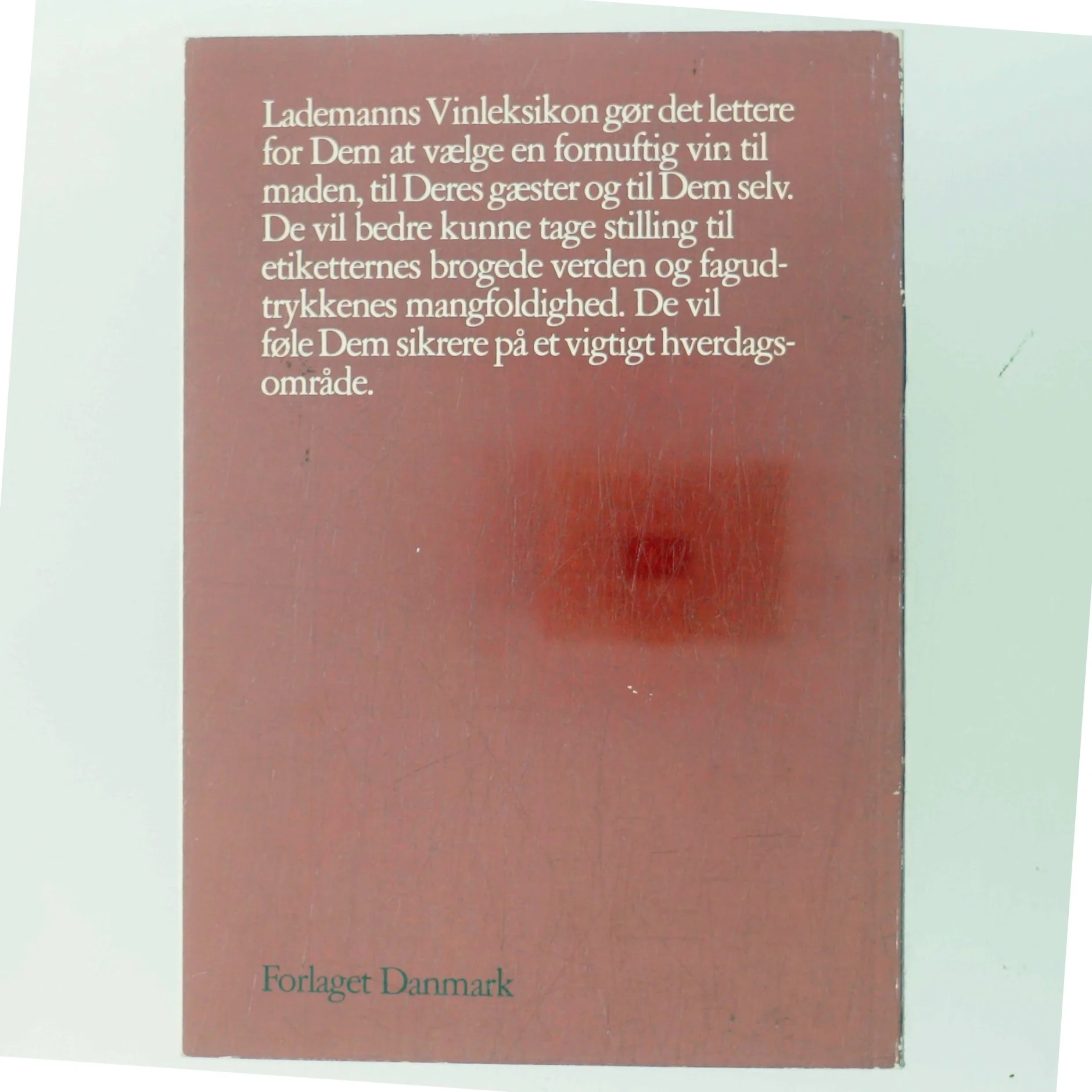 Lademanns Vin Leksikon af Erik Olaf Hansen (Bog)