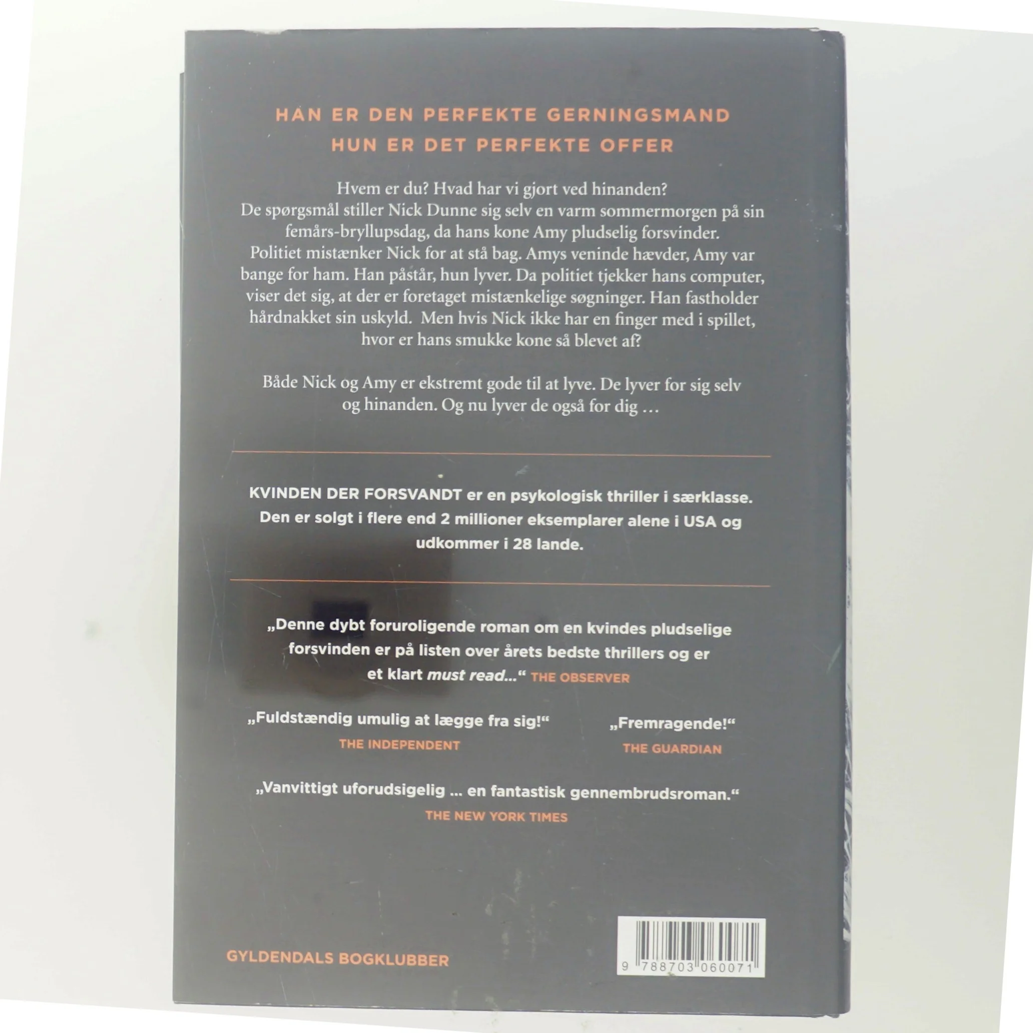 Kvinden der forsvandt af Gillian Flynn (Bog)