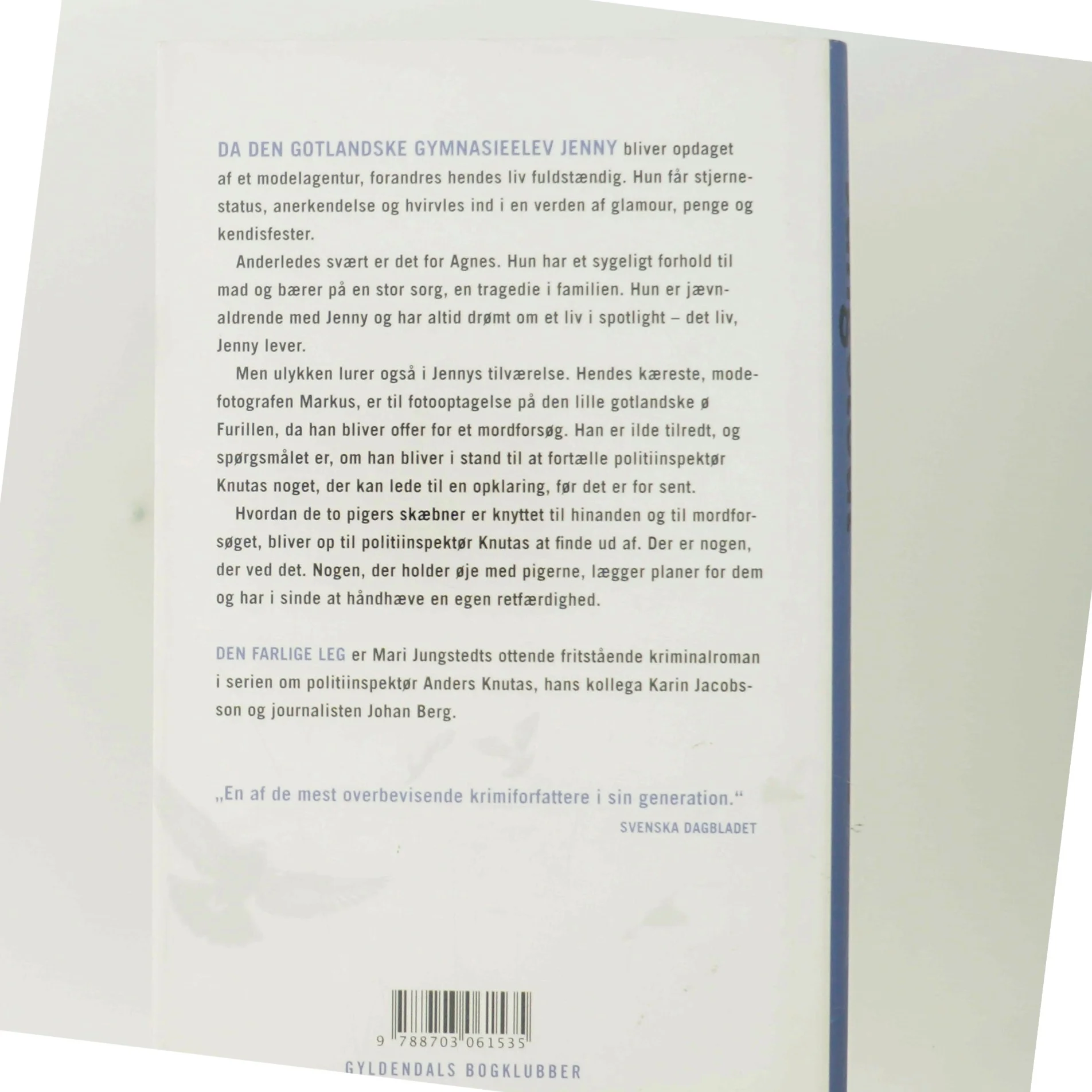 Den farlige leg : kriminalroman af Mari Jungstedt (Bog)