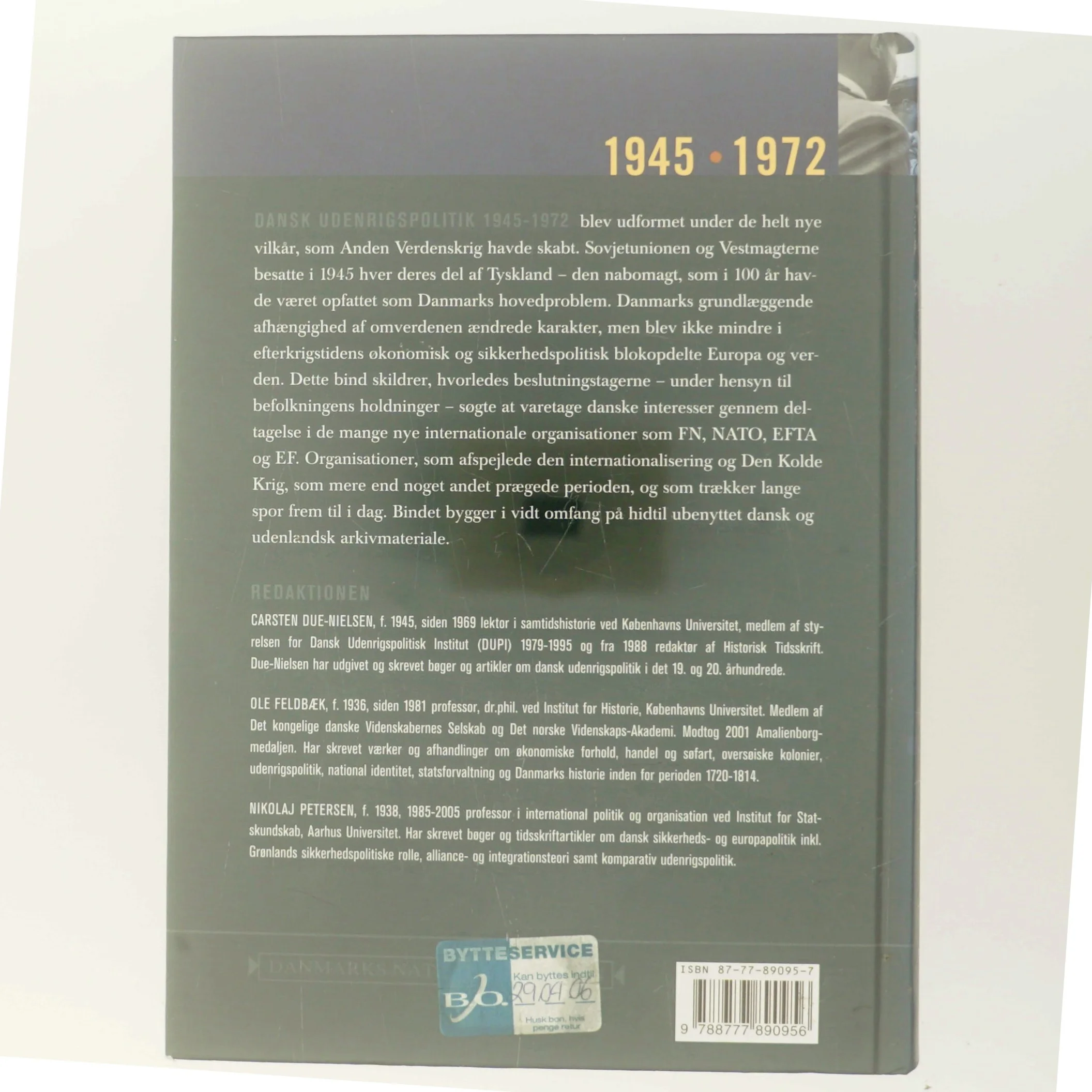 I Blokopdelingens tegn : 1945 - 1972 af Thorsten Borring Olesen (Bog)