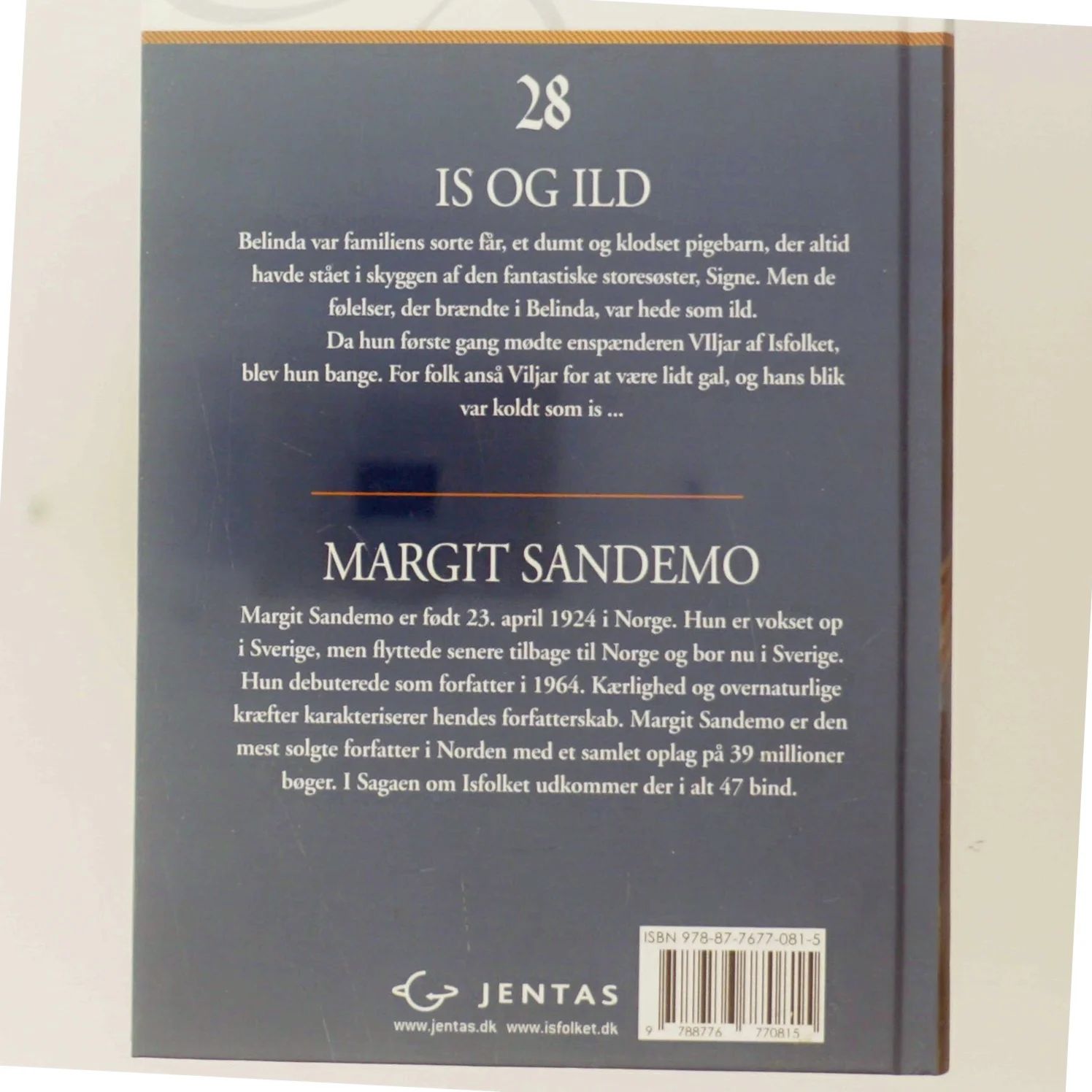 Sagen om Isfolket bøger af Margit Sandemo fra Jentas