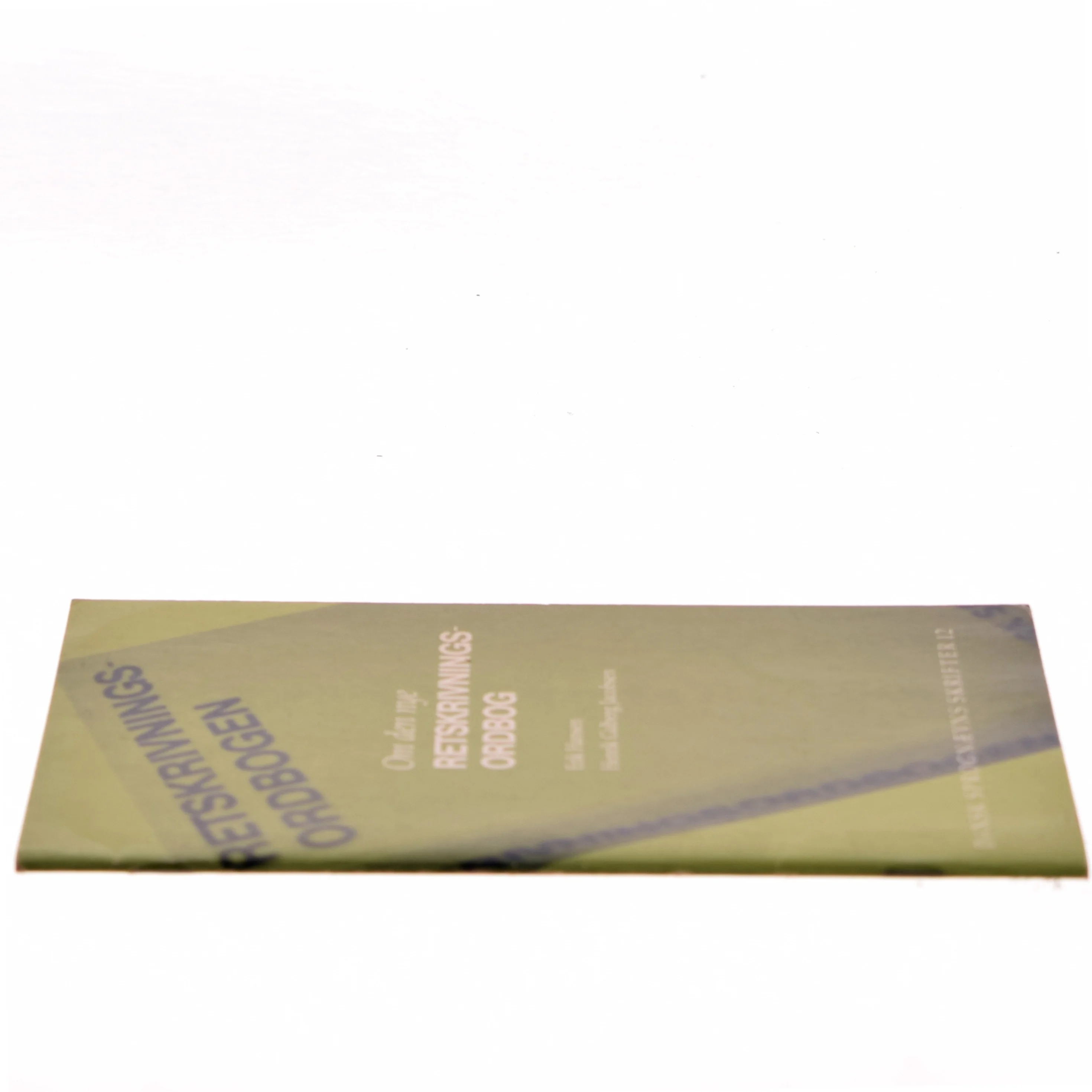 Om den nye Retskrivningsordbog bog fra Dansk Sprognævn