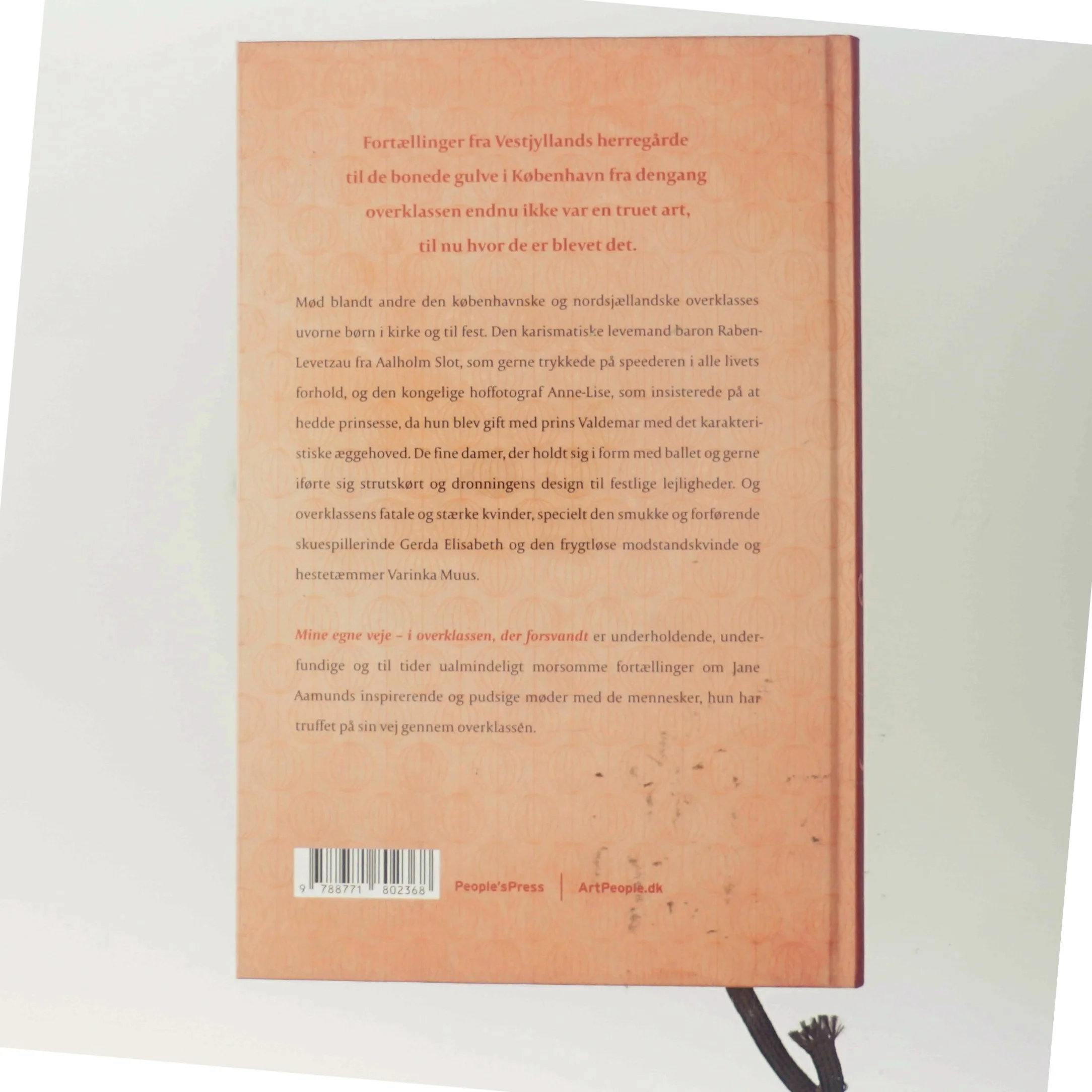 Mine egne veje - i overklassen, der forsvandt af Jane Aamund (Bog)