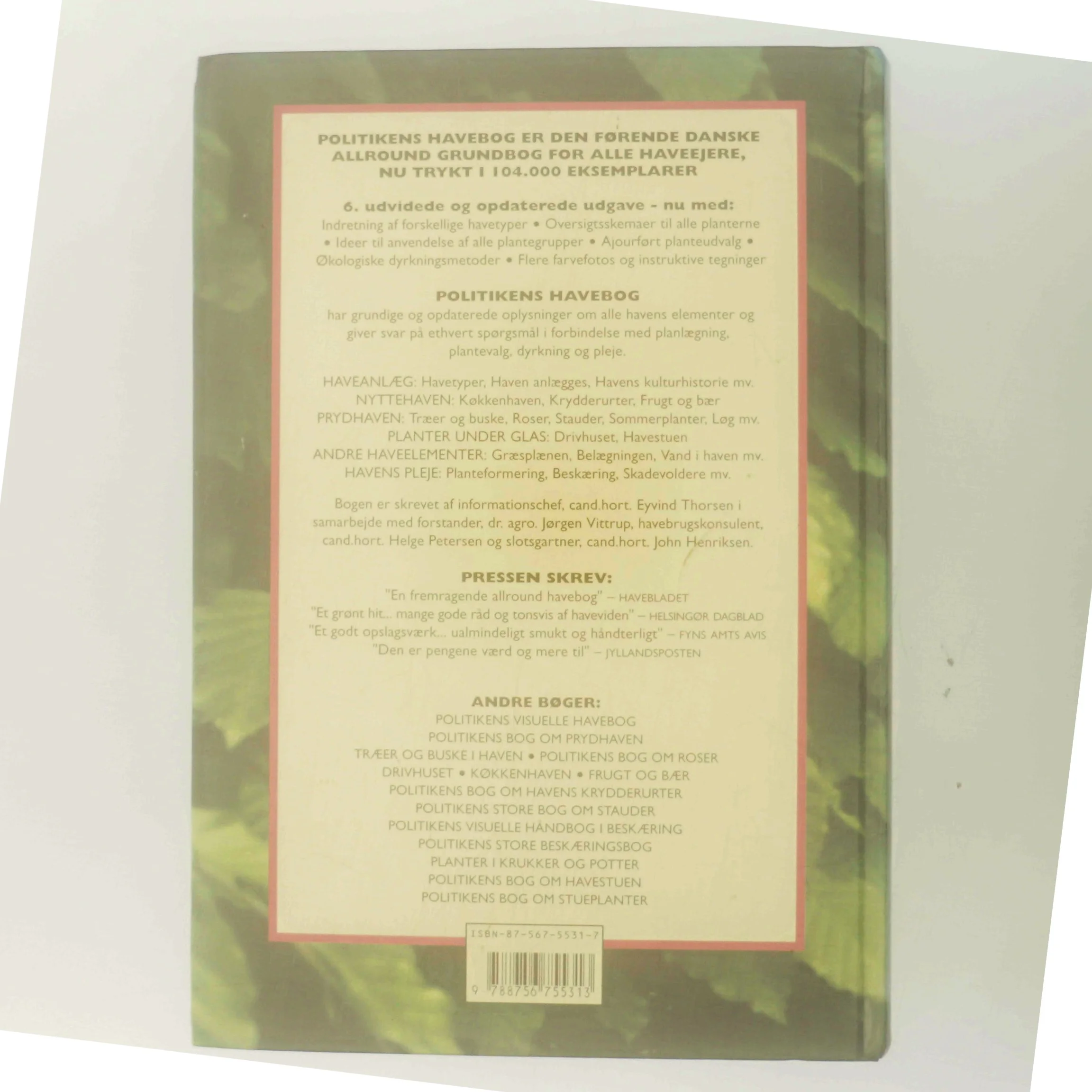 Politikens havebog af John Henriksen (f. 1945) (Bog)