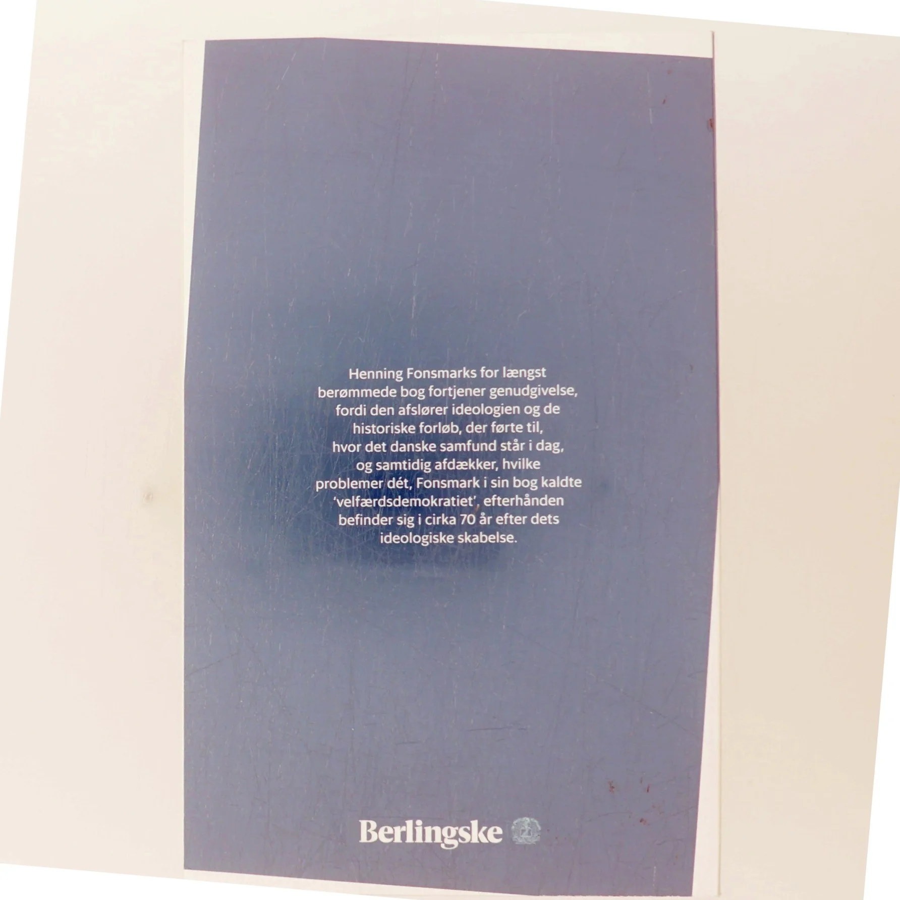 Historien om den danske utopi af Henning Fonsmark (Bog)