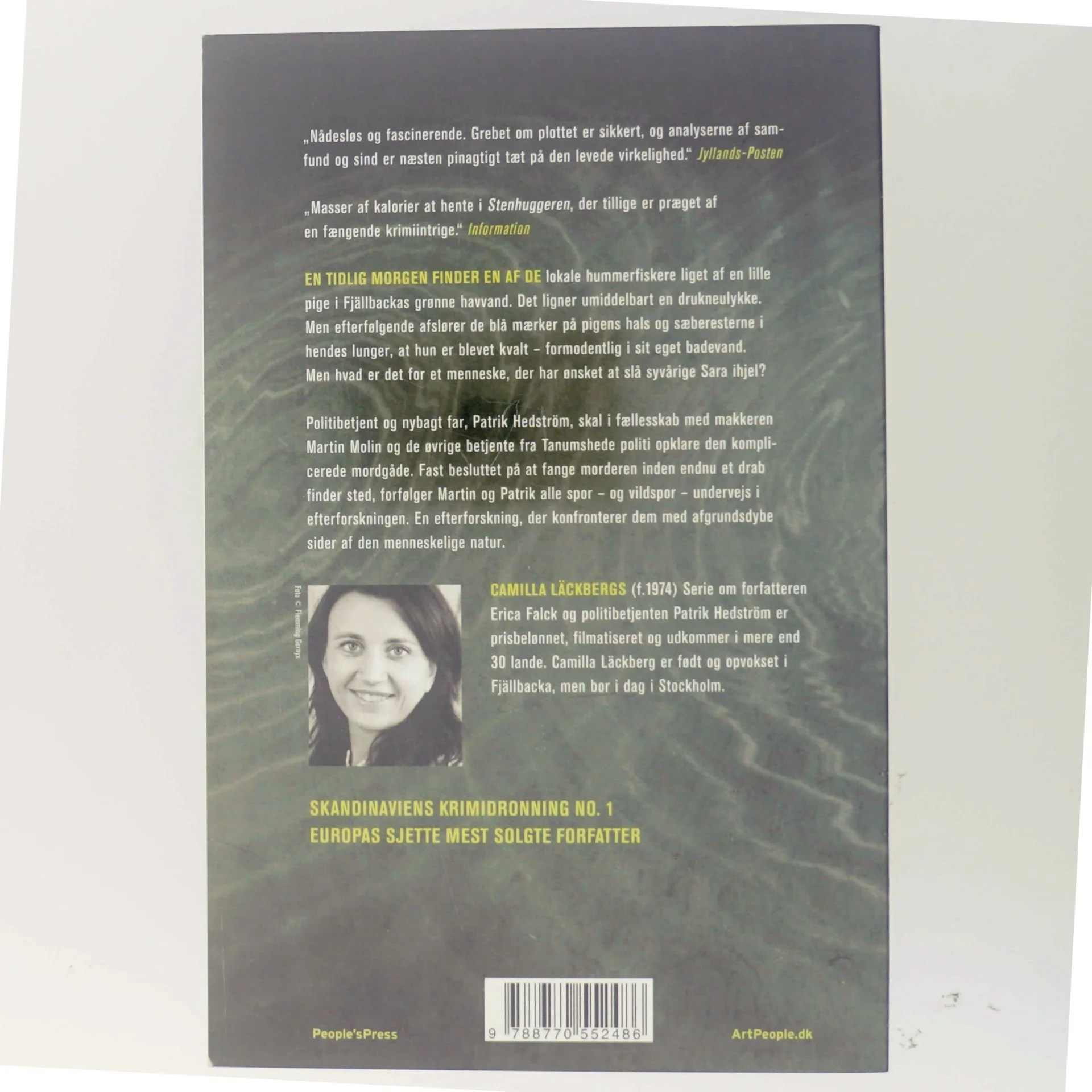 Stenhuggeren : kriminalroman af Camilla Läckberg (Bog)