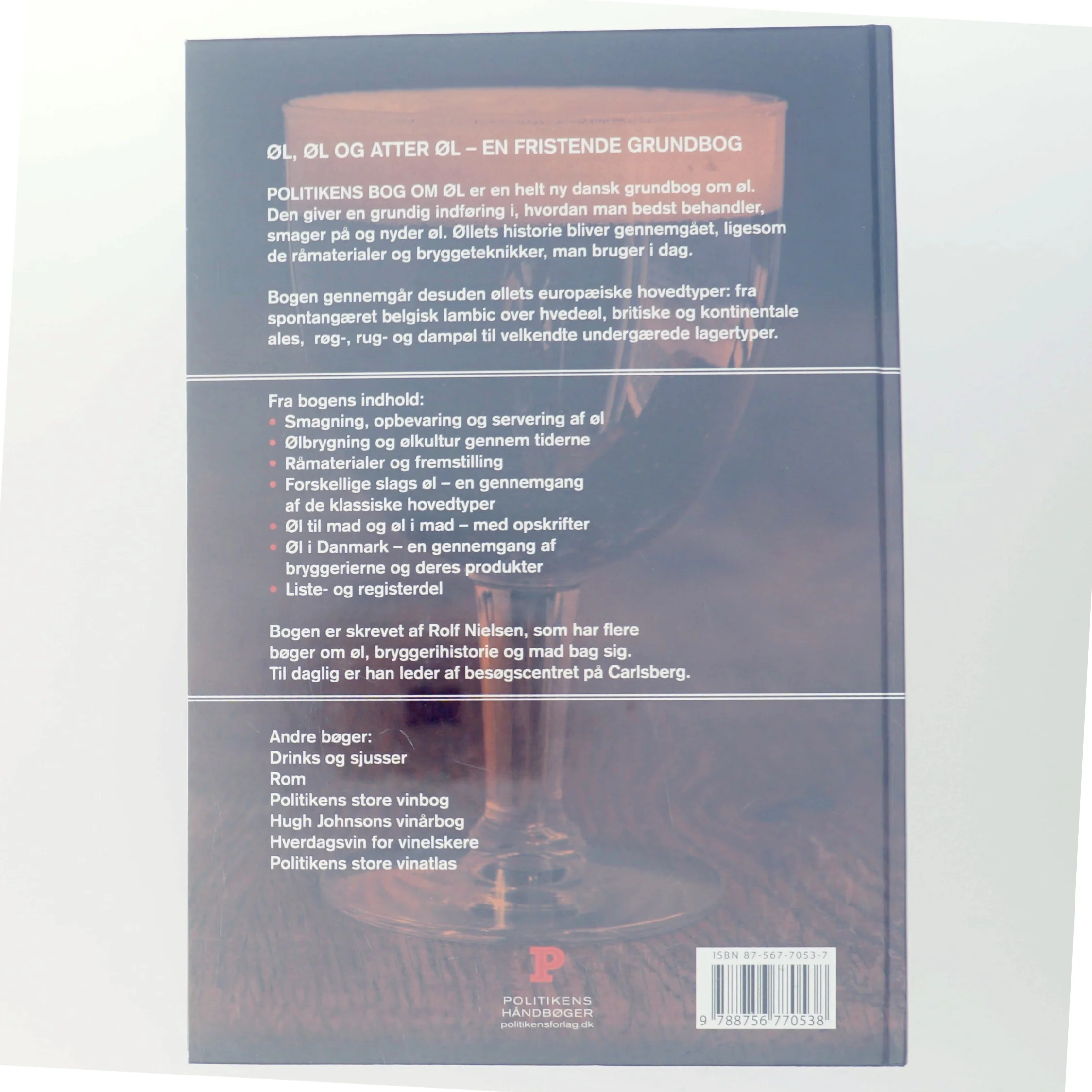 Politikens bog om øl af Rolf Nielsen (f. 1943) (Bog)
