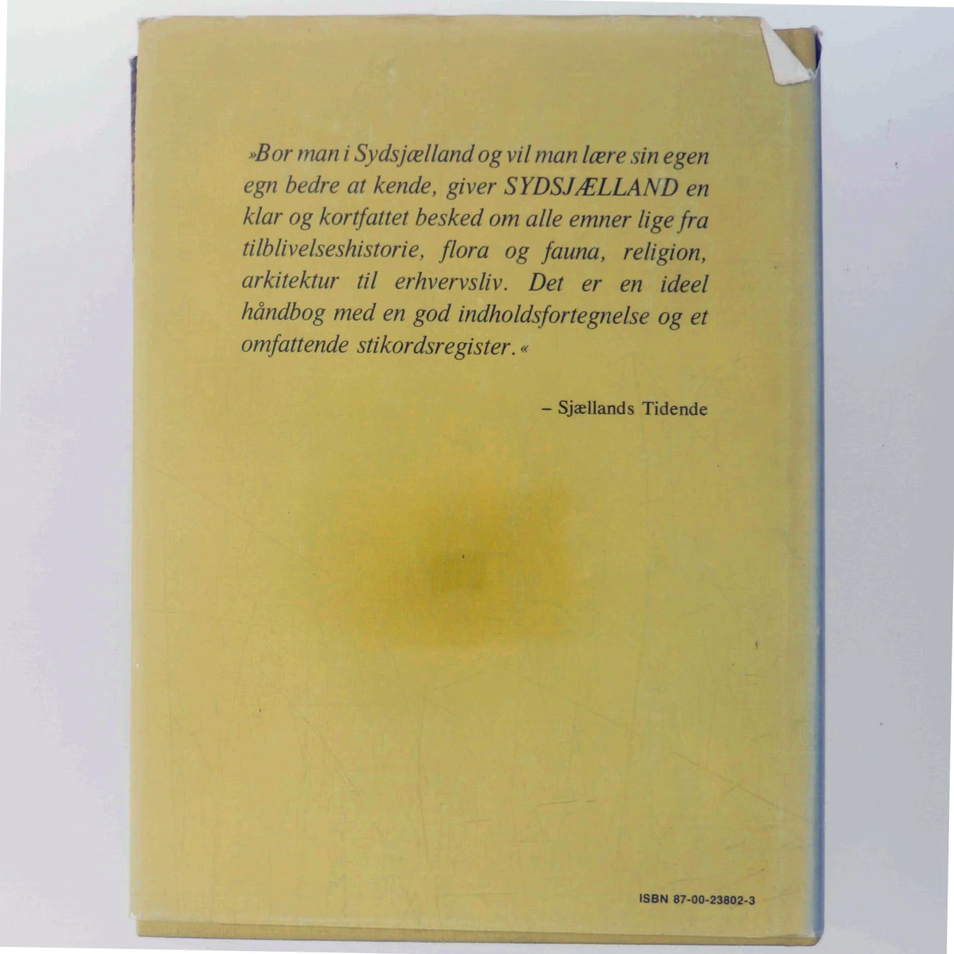SYDSJÆLLAND (Bog)