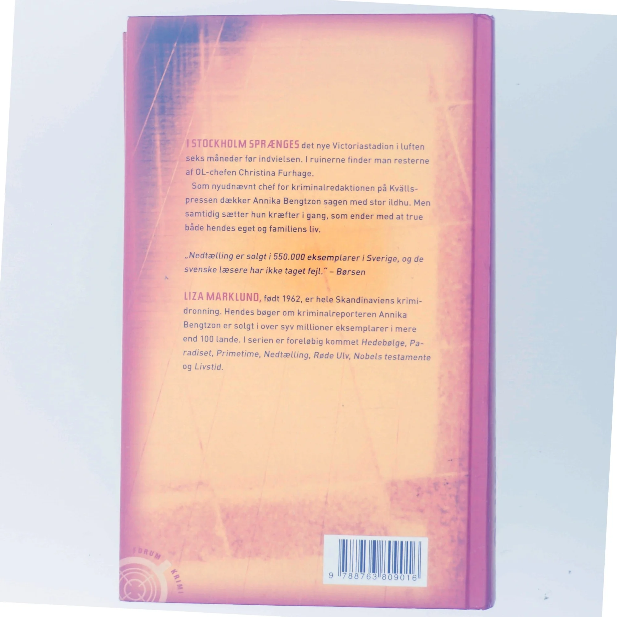 Nedtælling af Liza Marklund (Bog)