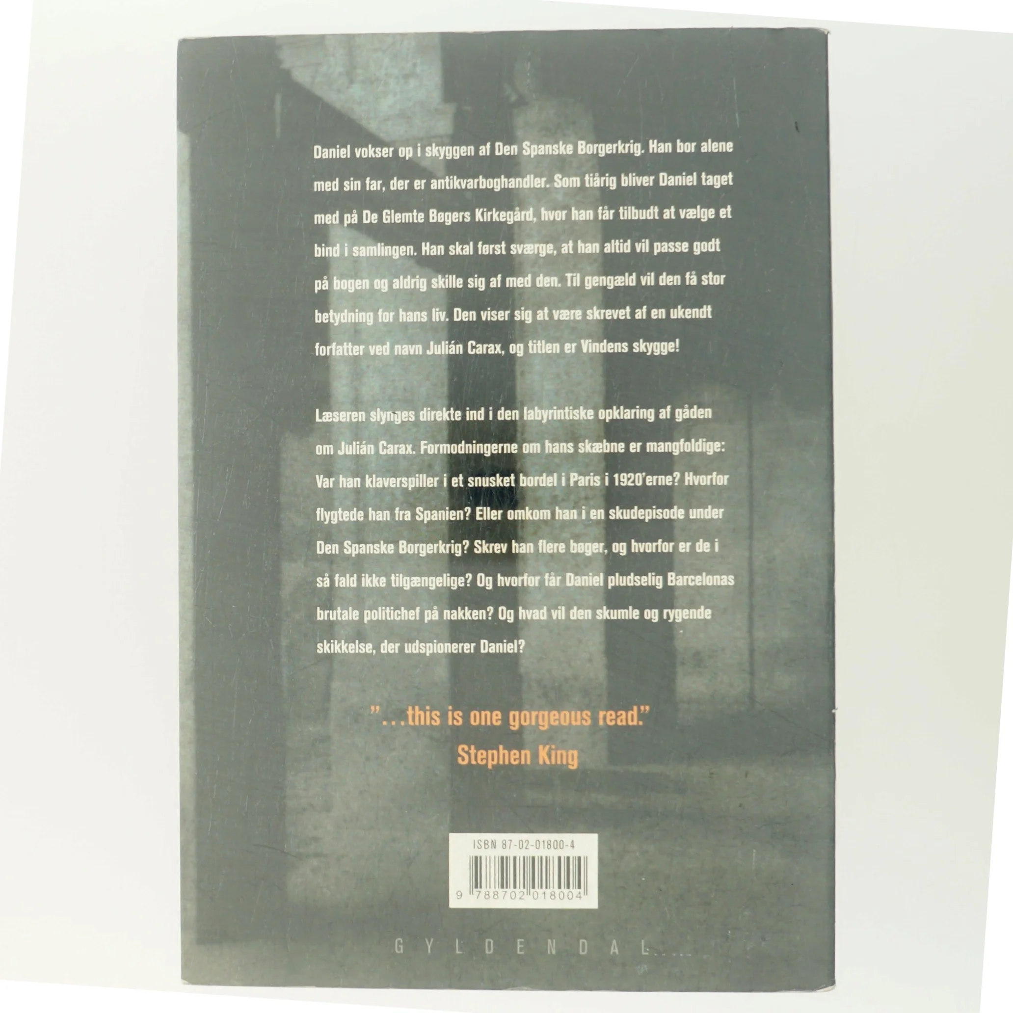 Vindens skygge af Carlos Ruiz Zafón (Bog)