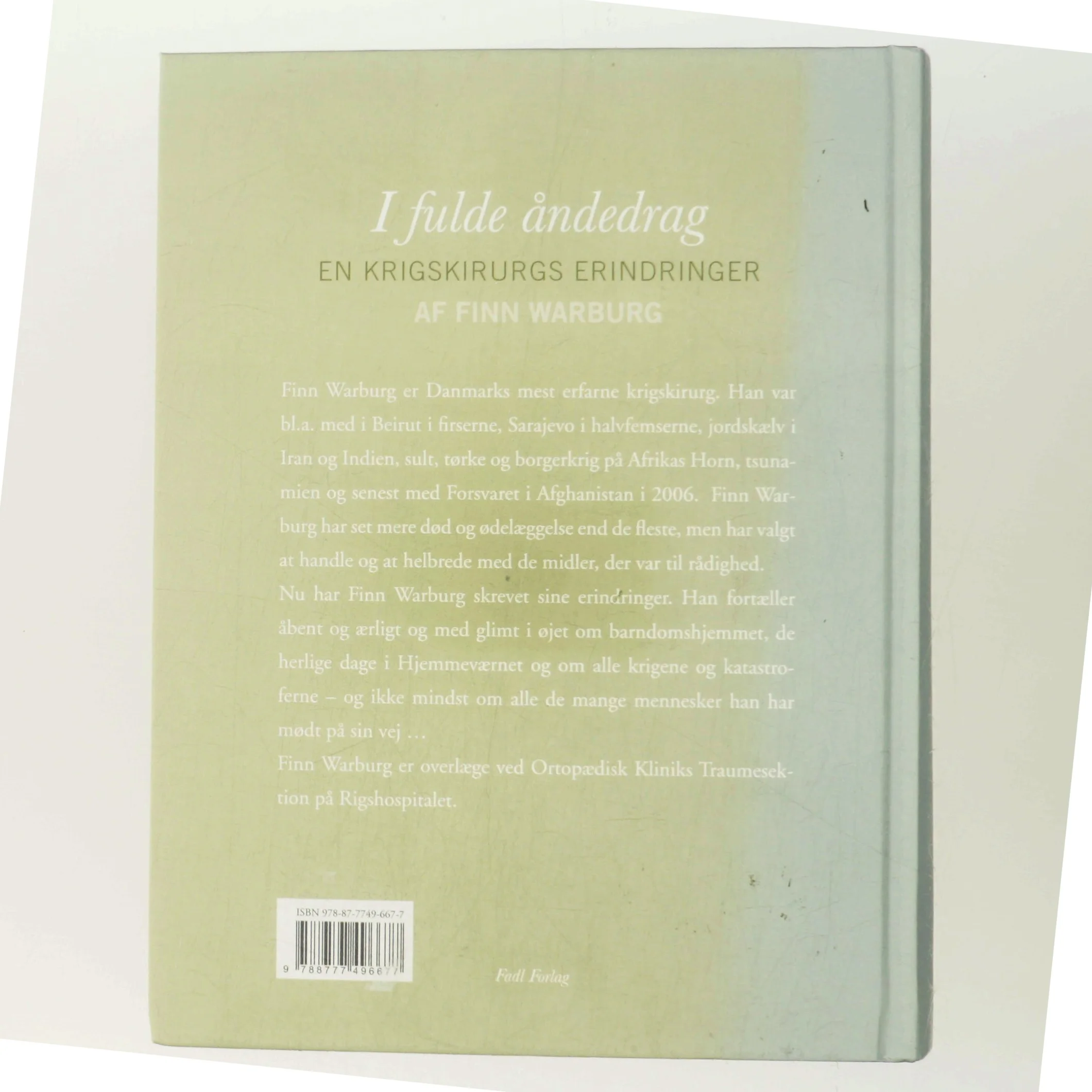 I fulde åndedrag af Finn Warburg (Bog)