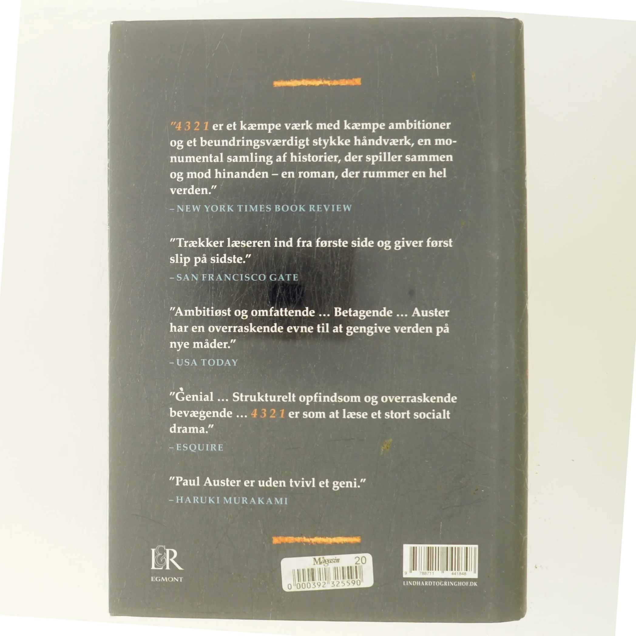 4 3 2 1 af Paul Auster (Bog)