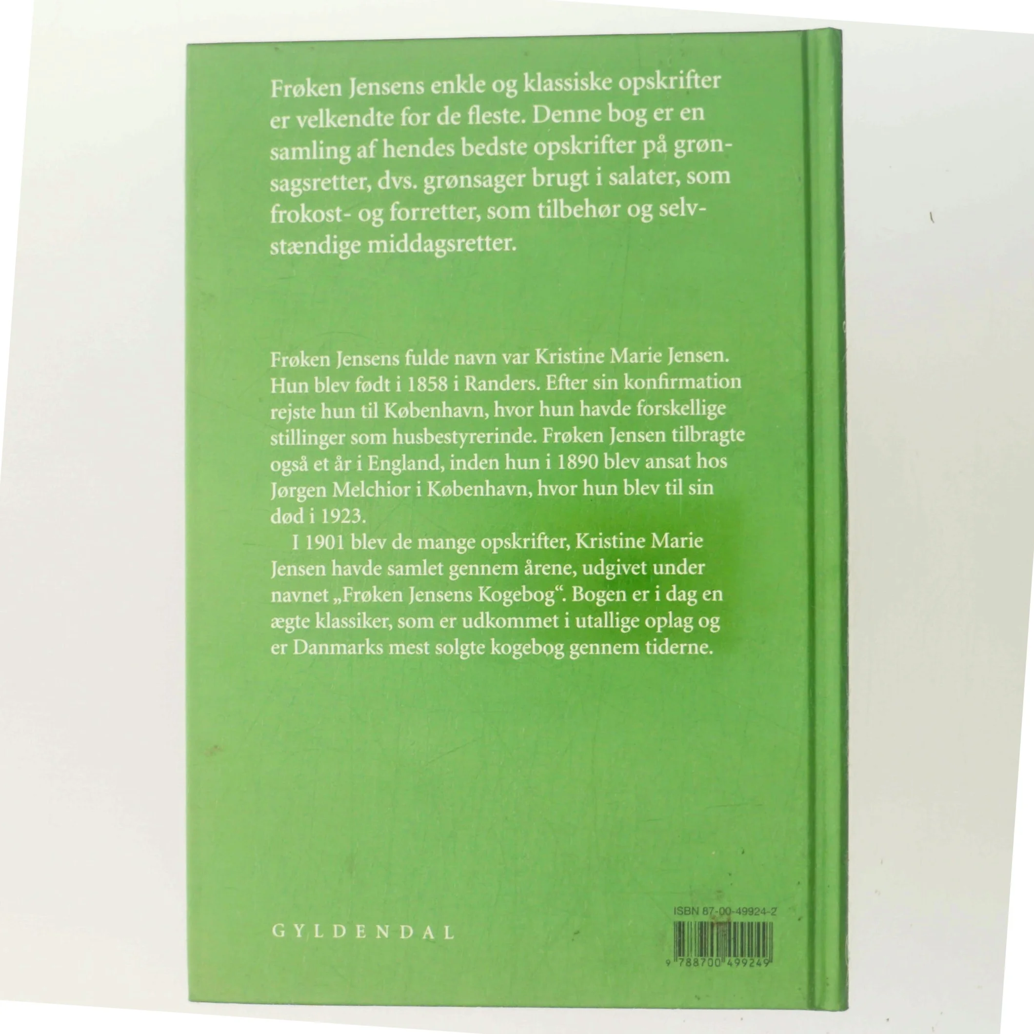 Frøken Jensens grønsagsretter af Kristine Marie Jensen (f. 1858) (Bog)