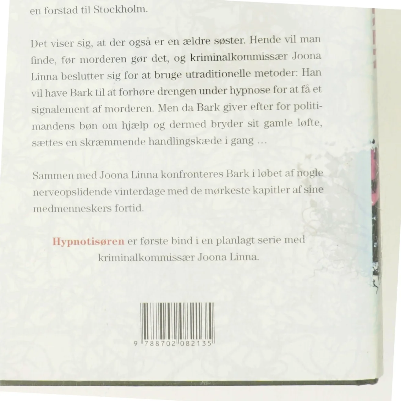 Hypnotisøren af Lars Kepler (Bog)