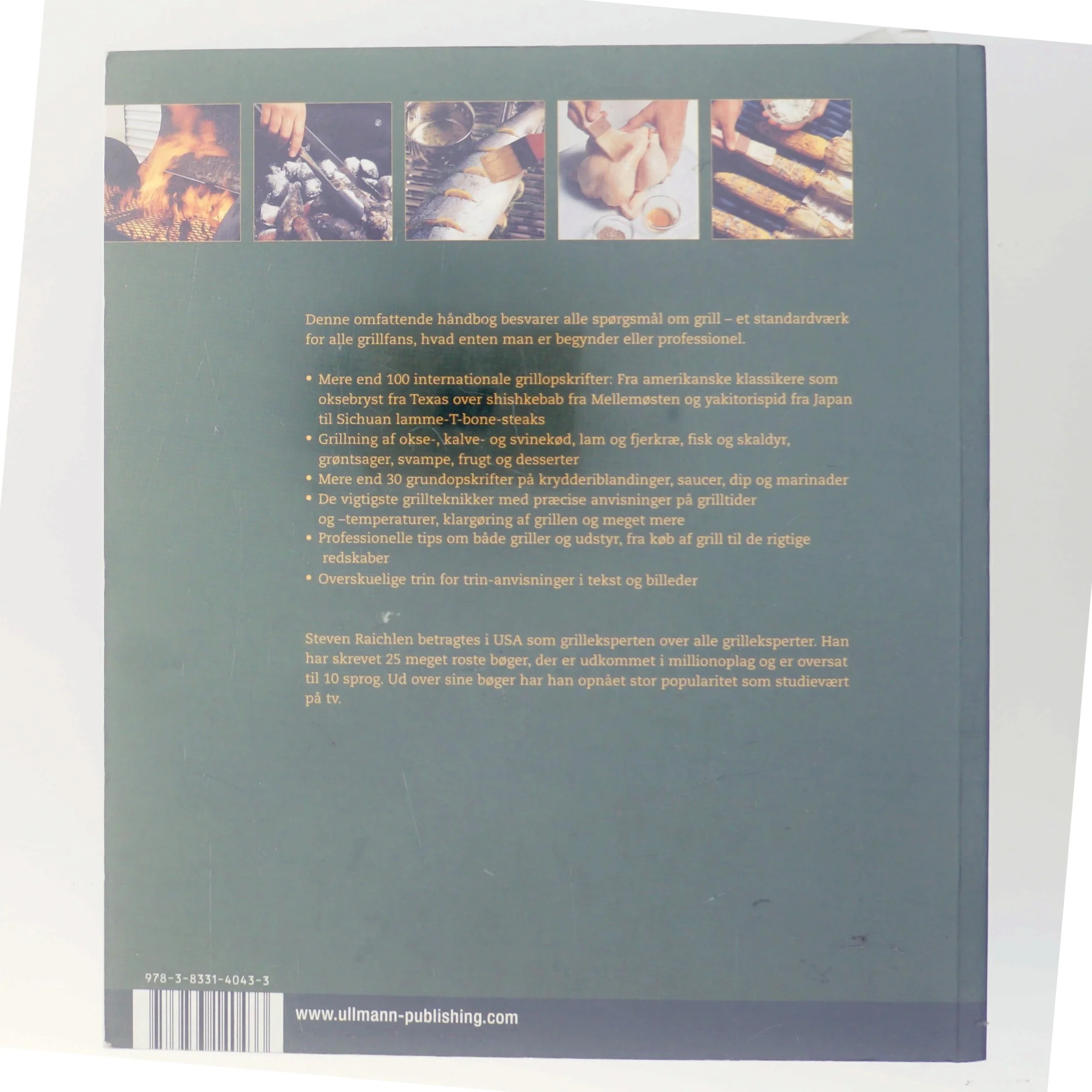 Grillhåndbog : de rigtige teknikker : klassiske og nye opskrifter på perfekt grillmad af Steven Raichlen (Bog)