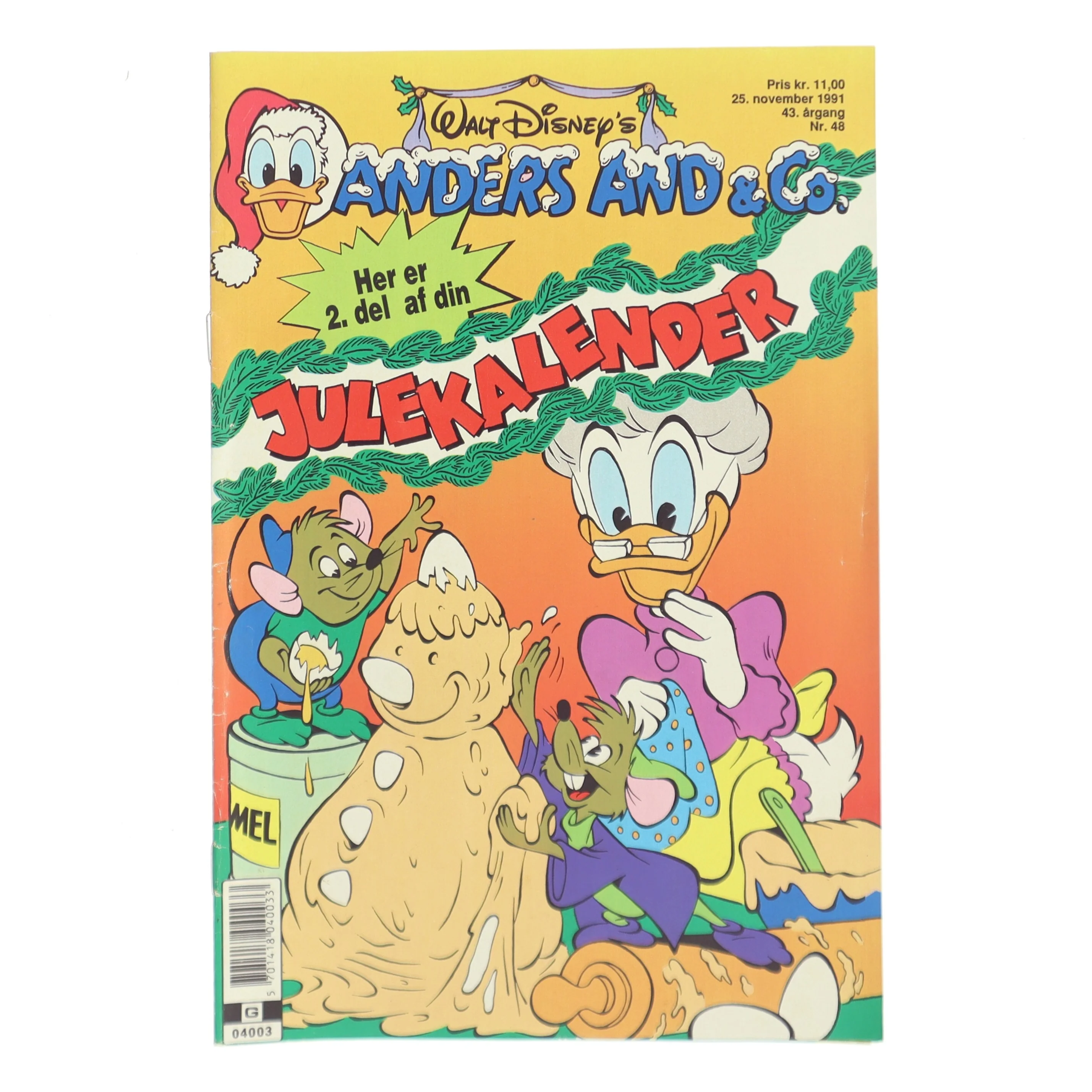 Anders And & Co. Julekalender (Bog)