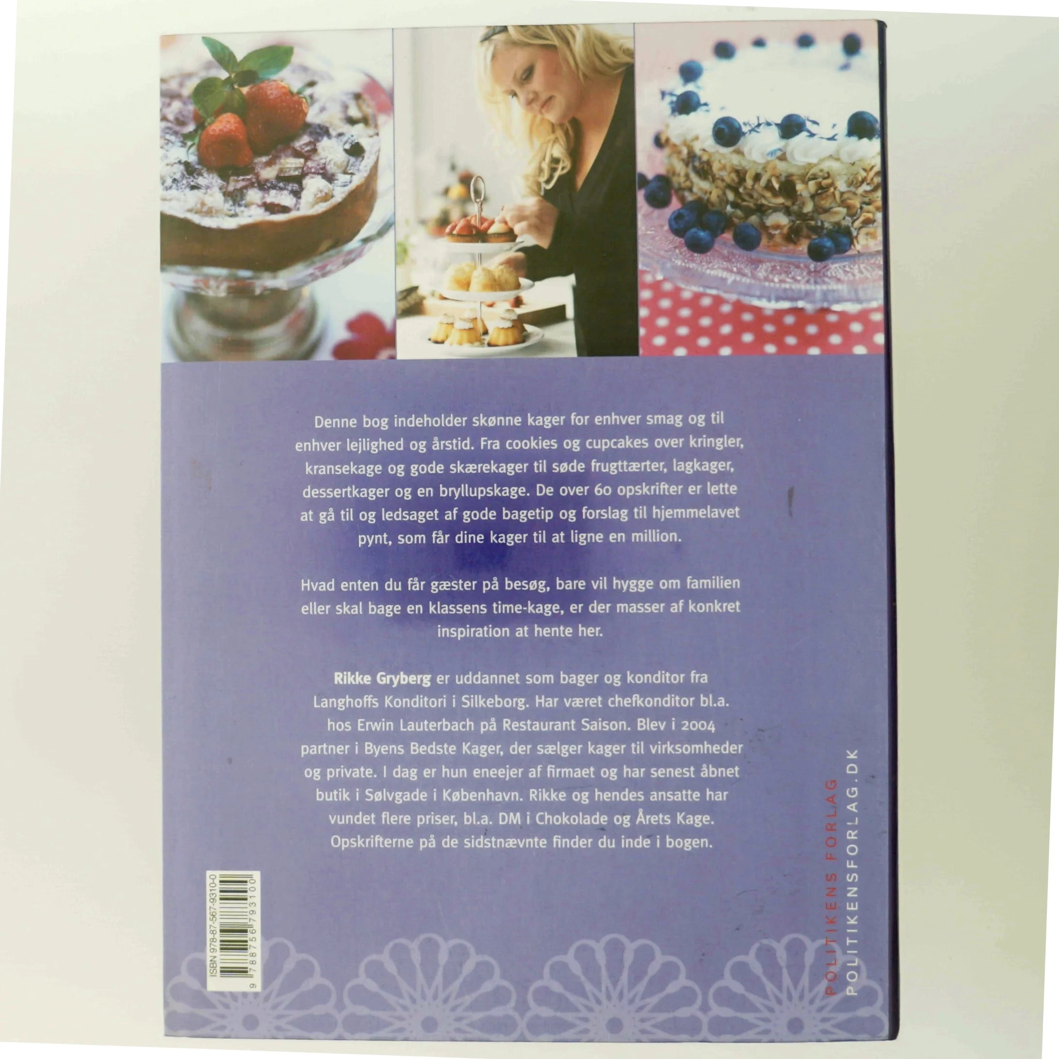 Byens bedste kager af Rikke Gryberg (Bog)