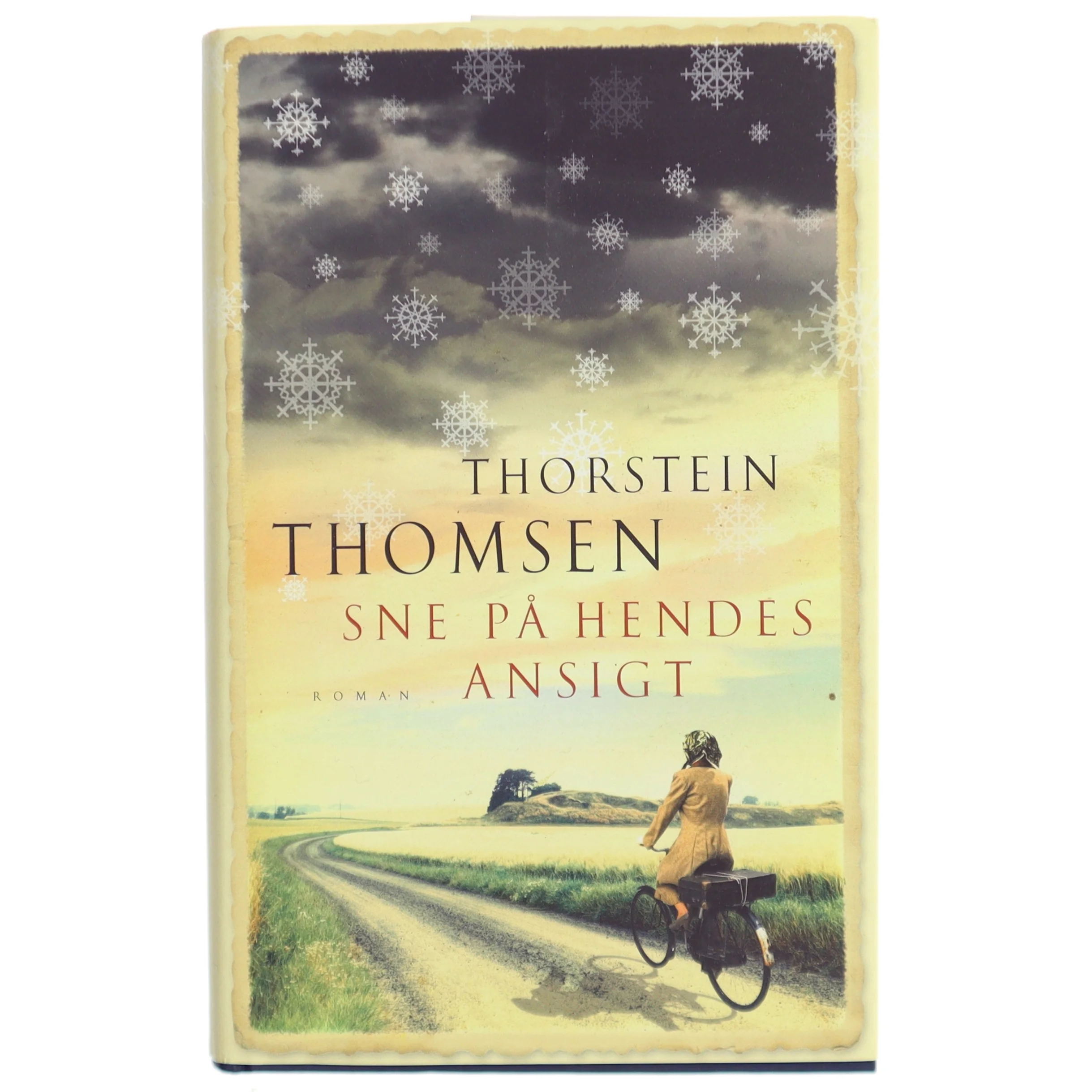 Sne på hendes ansigt af Thorstein Thomsen (f. 1950) (Bog)
