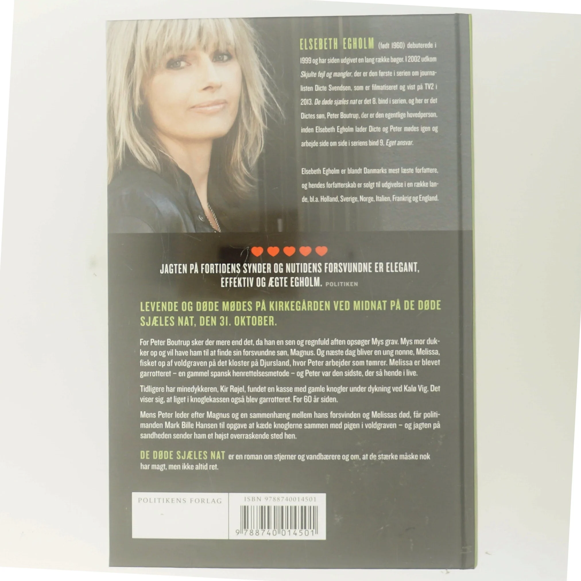 De døde sjæles nat af Elsebeth Egholm