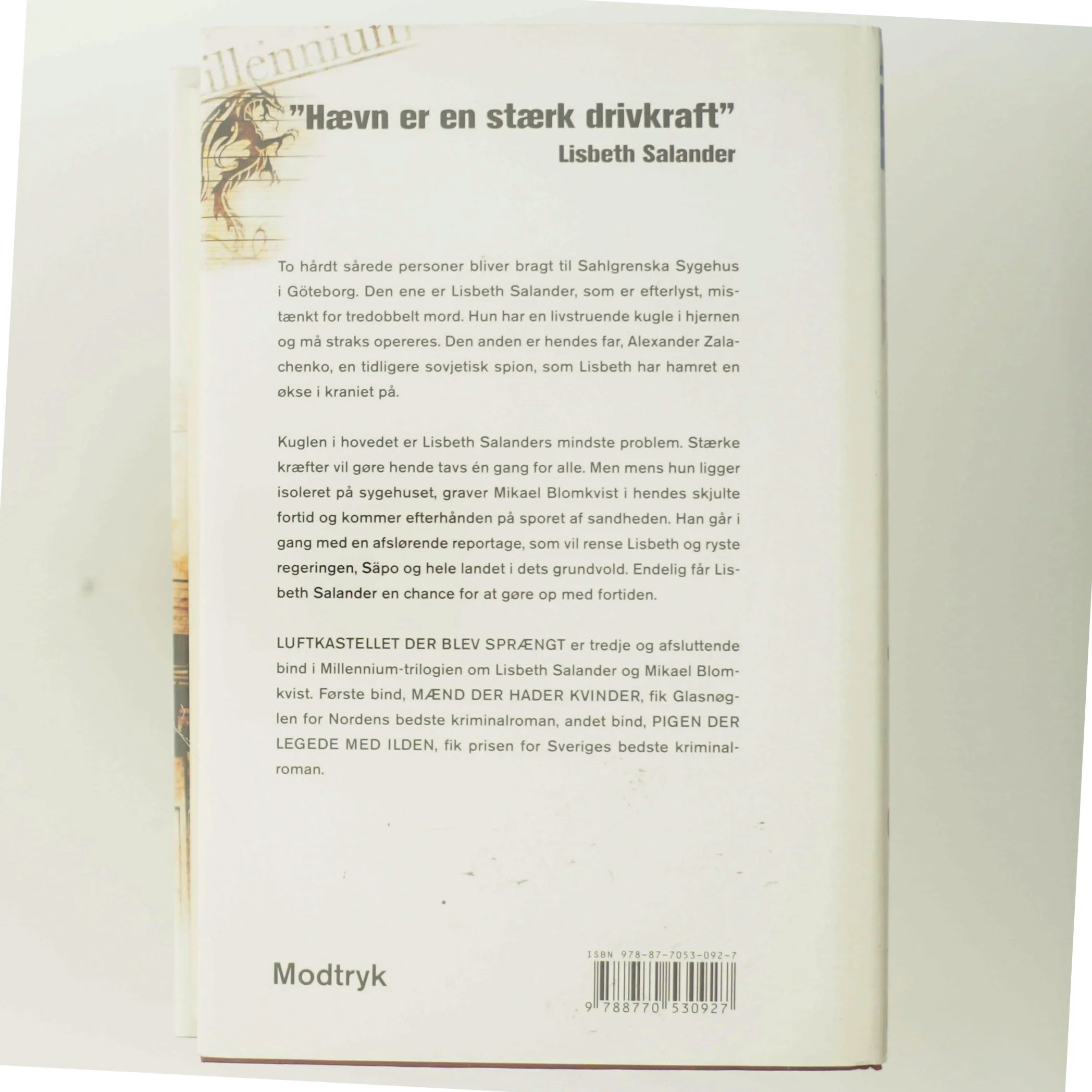 Luftkastelletderblevsprngt Stir up a Hornets' Nest of Girl. Shi Dige Larsen. the Danish Original. Hardcover](chinese Edition) (Bog)