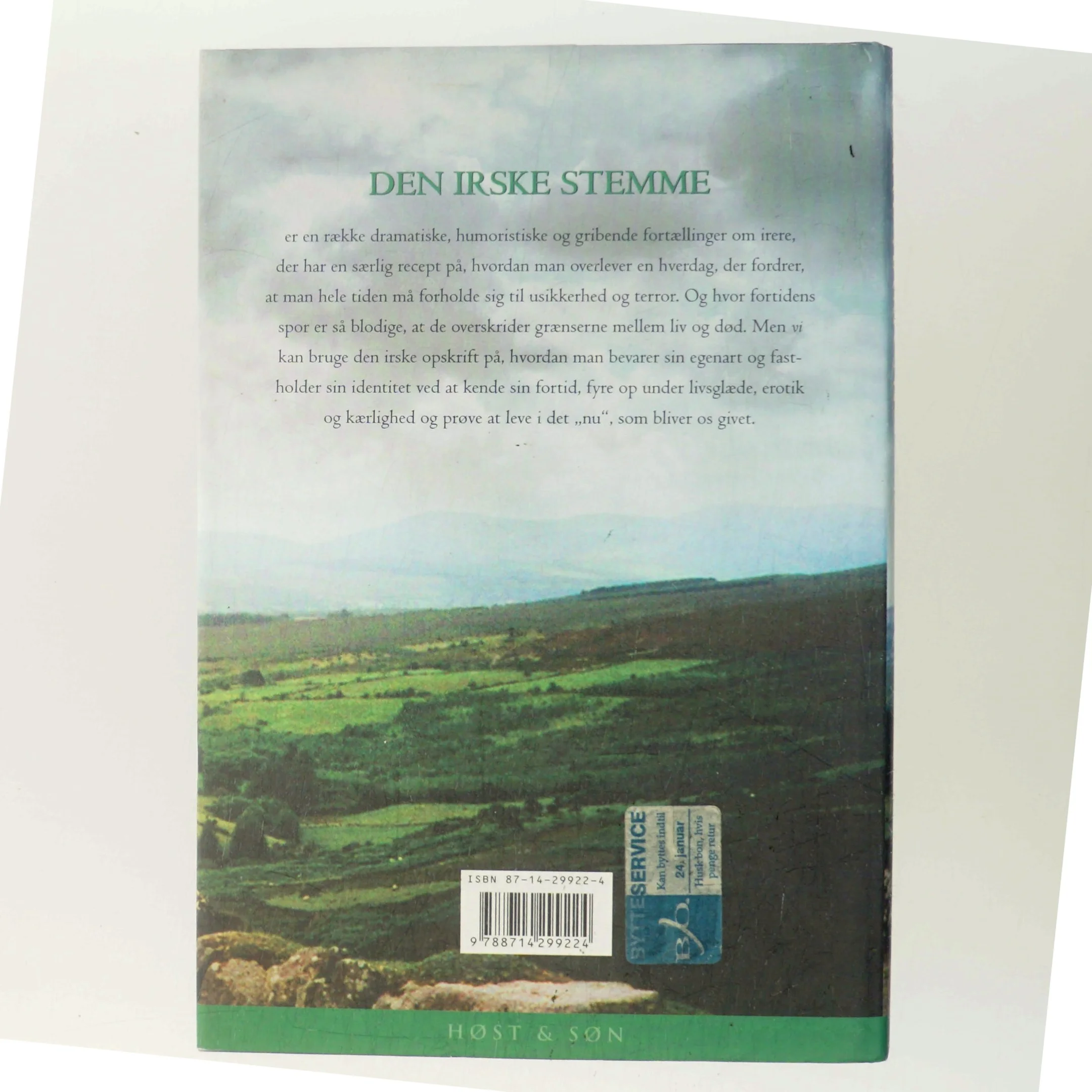 Den irske stemme : fortællinger af Jane Aamund (Bog)