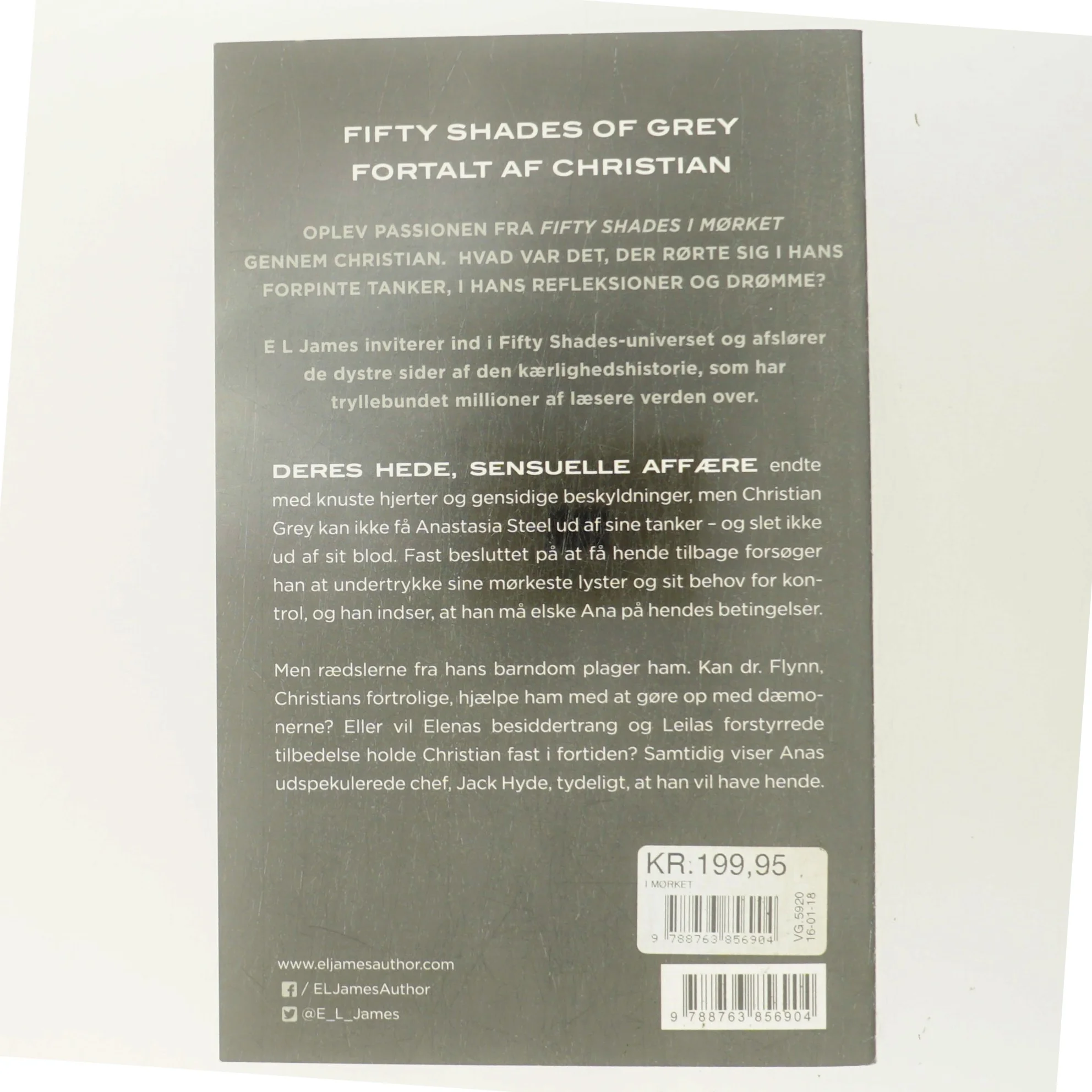 Fifty shades - i mørket af E. L. James (Bog)