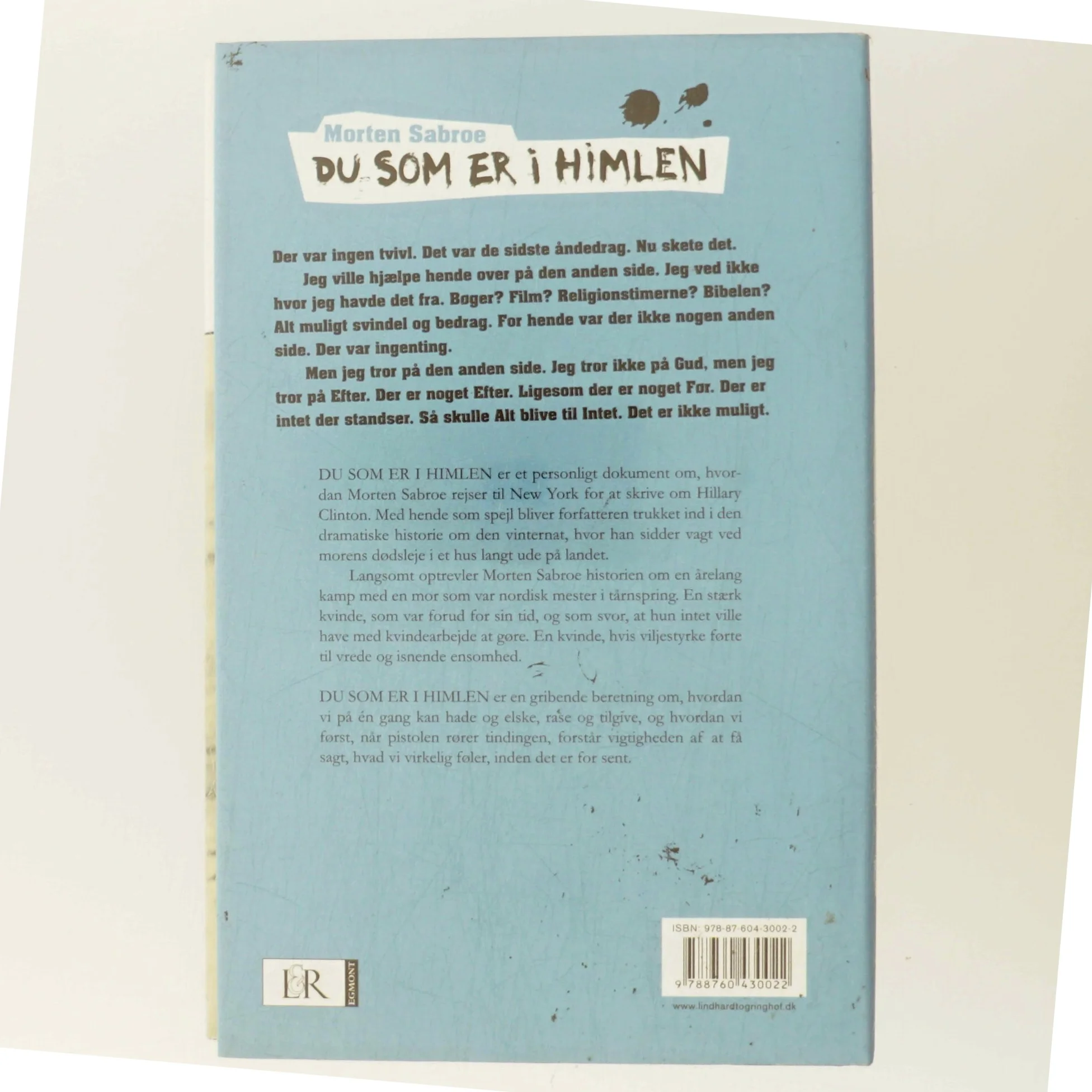 Du som er i himlen af Morten Sabroe (Bog)