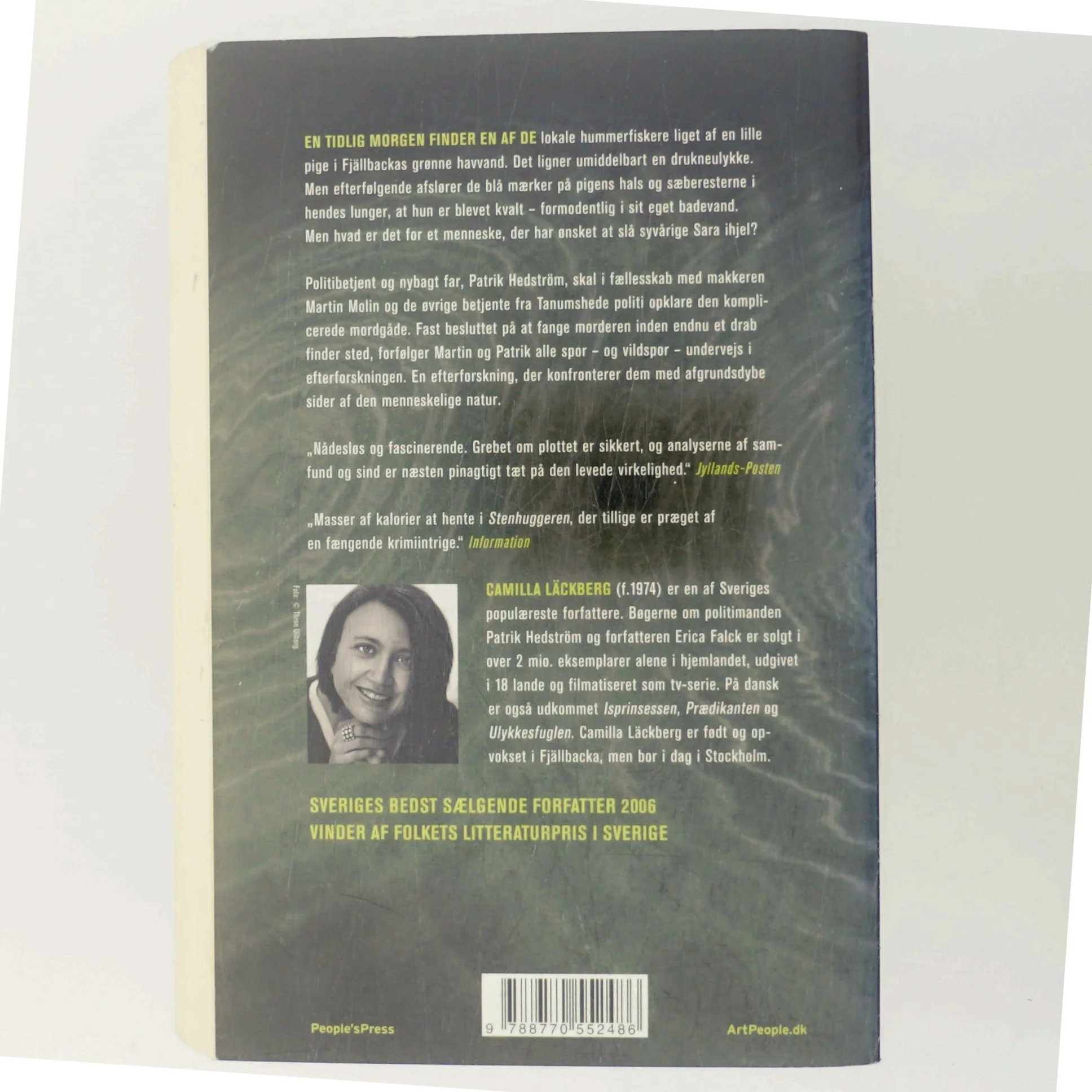 Stenhuggeren : kriminalroman af Camilla Läckberg (Bog)