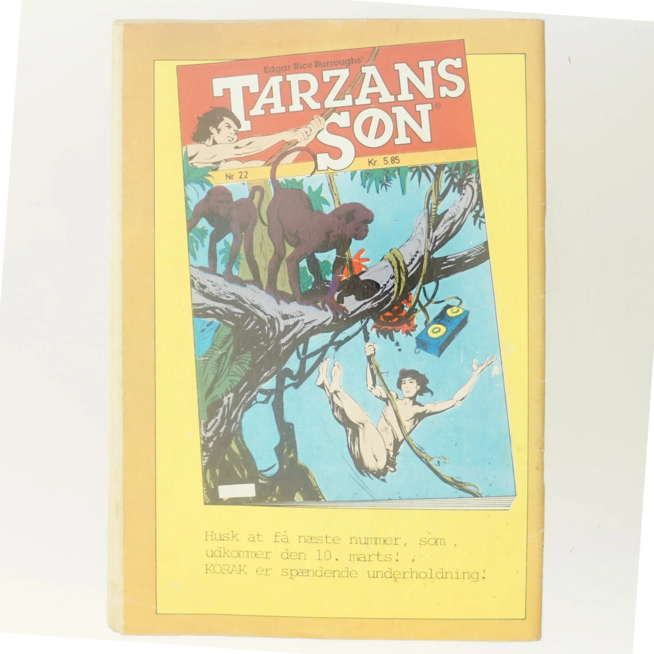 Tarzans Søn af Edgar Rice Burroughs (Bog)