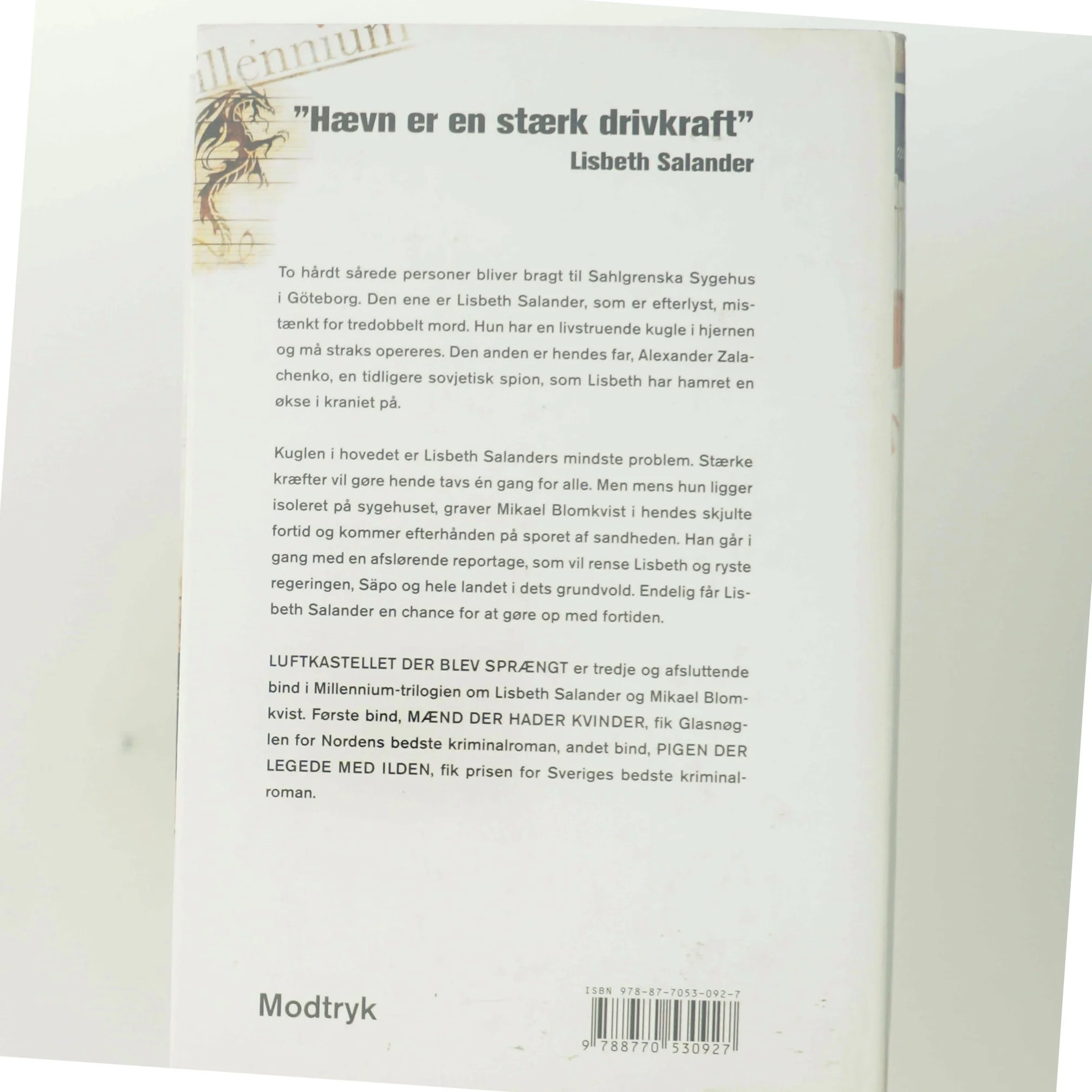 Luftkastelletderblevsprngt Stir up a Hornets' Nest of Girl. Shi Dige Larsen. the Danish Original. Hardcover](chinese Edition) (Bog)