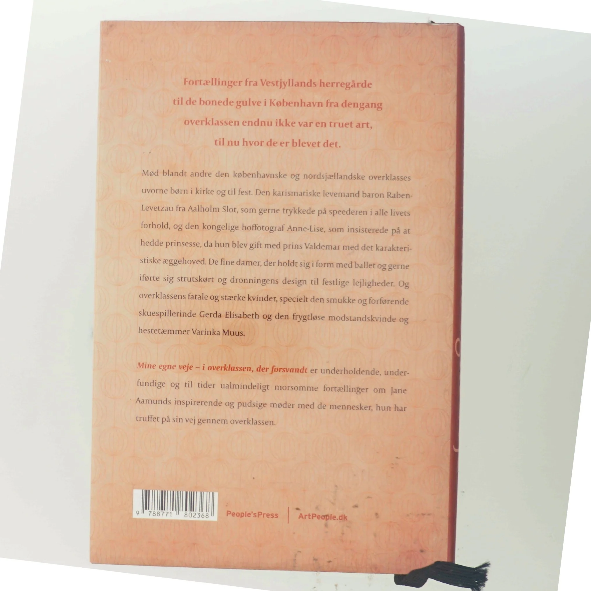 Mine egne veje - i overklassen, der forsvandt af Jane Aamund (Bog)