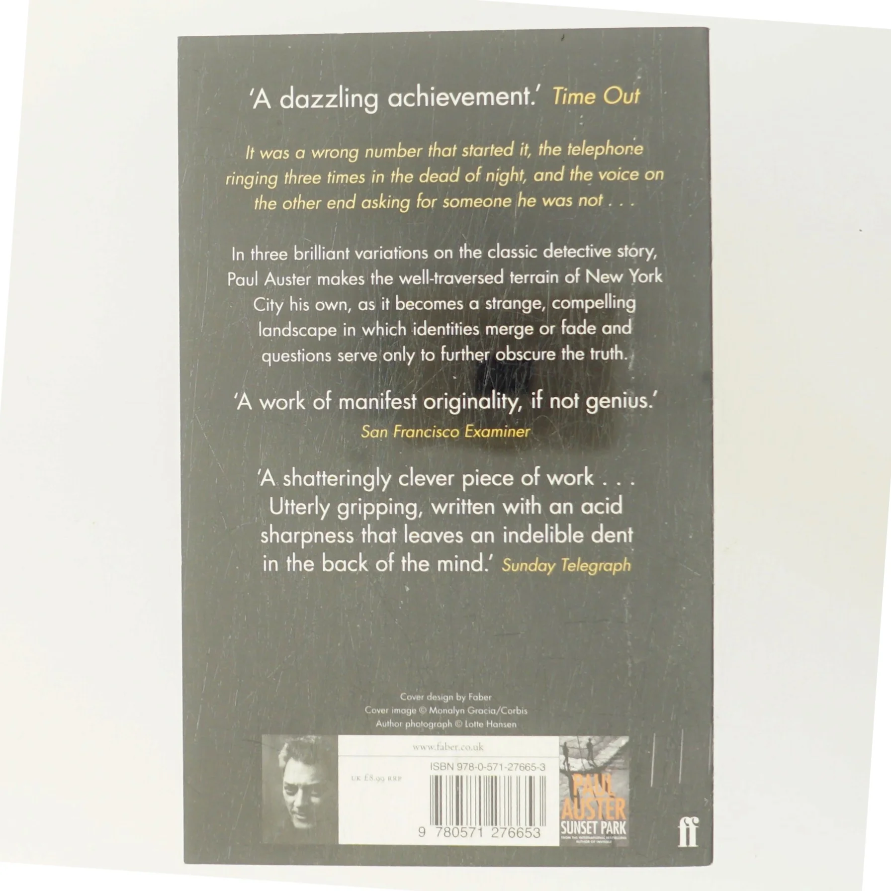 The New York trilogy af Paul Auster (Bog)