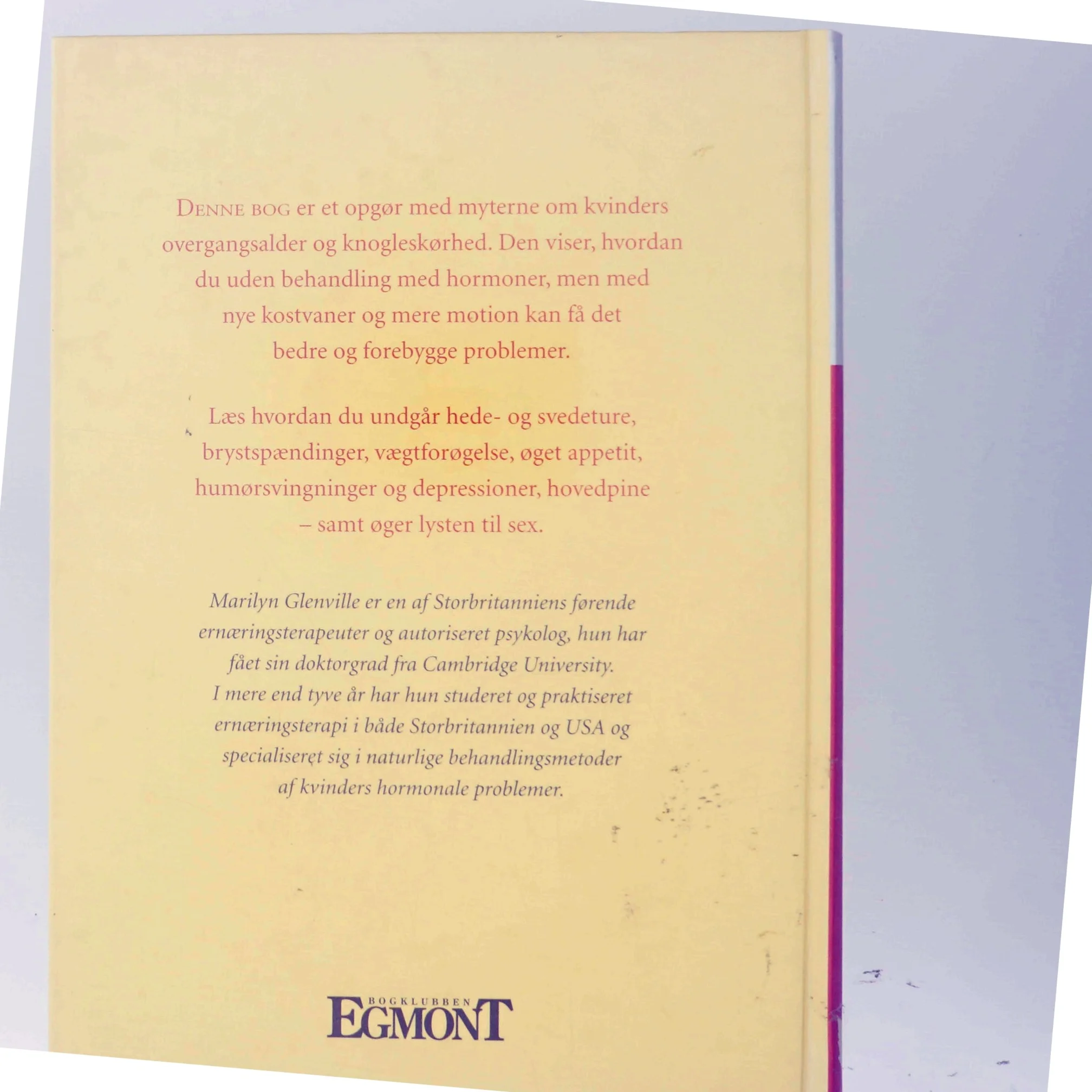 Naturlig Overgangsalder af Marilyn Glenville (Bog) fra Egmont