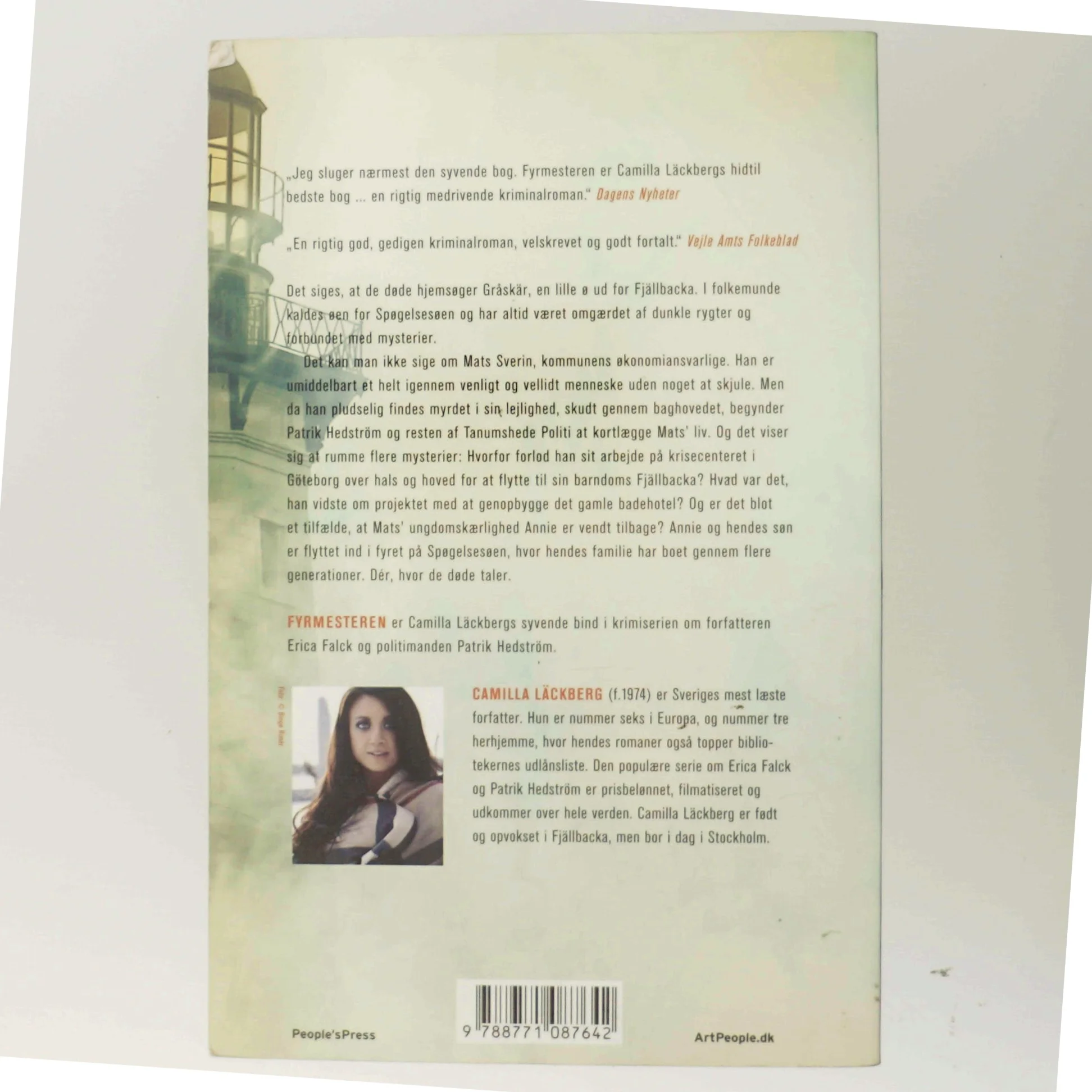 Fyrmesteren : kriminalroman af Camilla Läckberg (Bog)