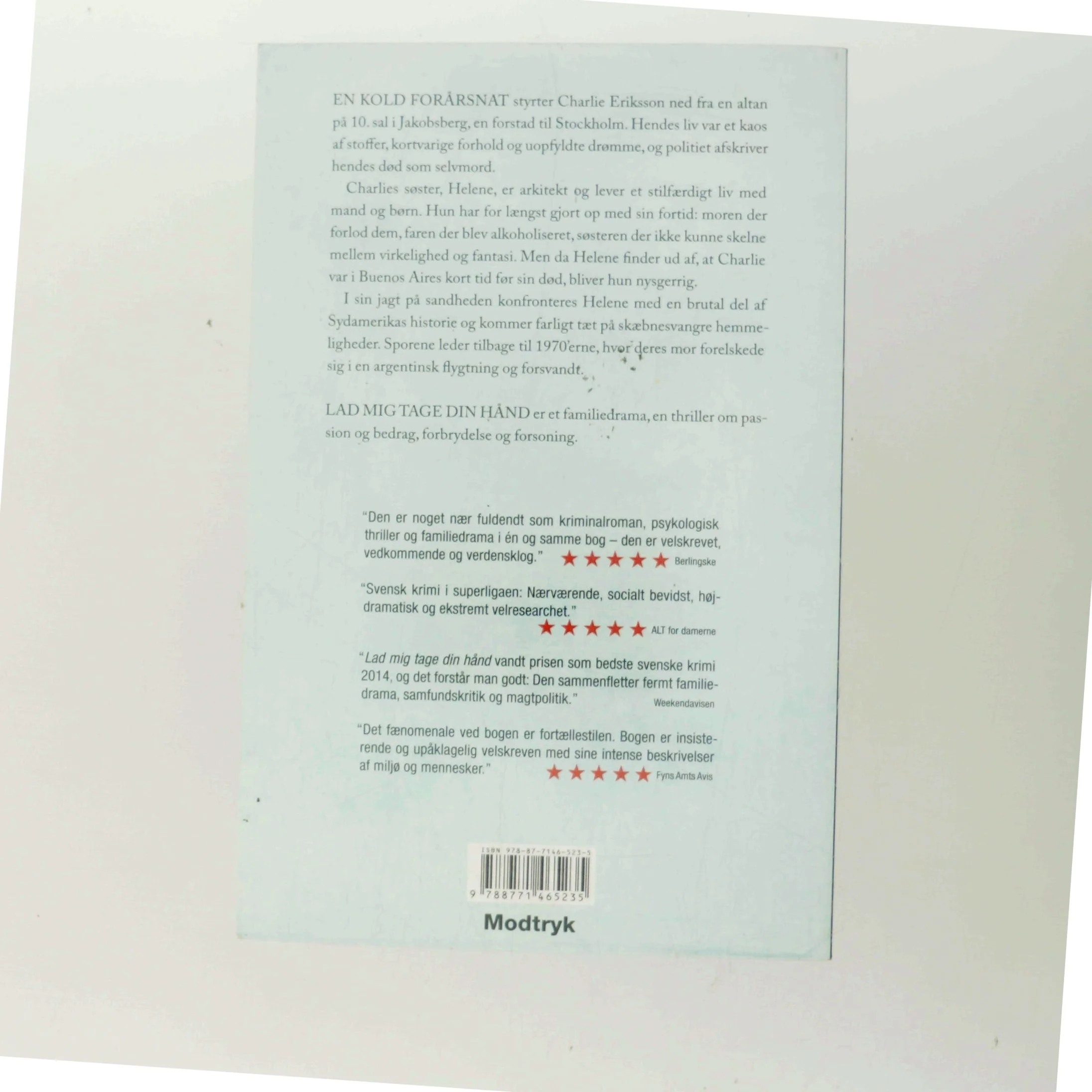 Lad mig tage din hånd af Tove Alsterdal (Bog)