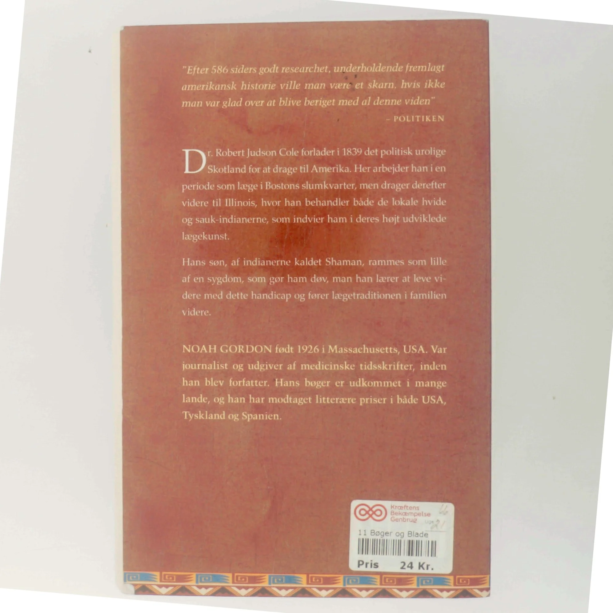 Shamanen af Noah Gordon (Bog)