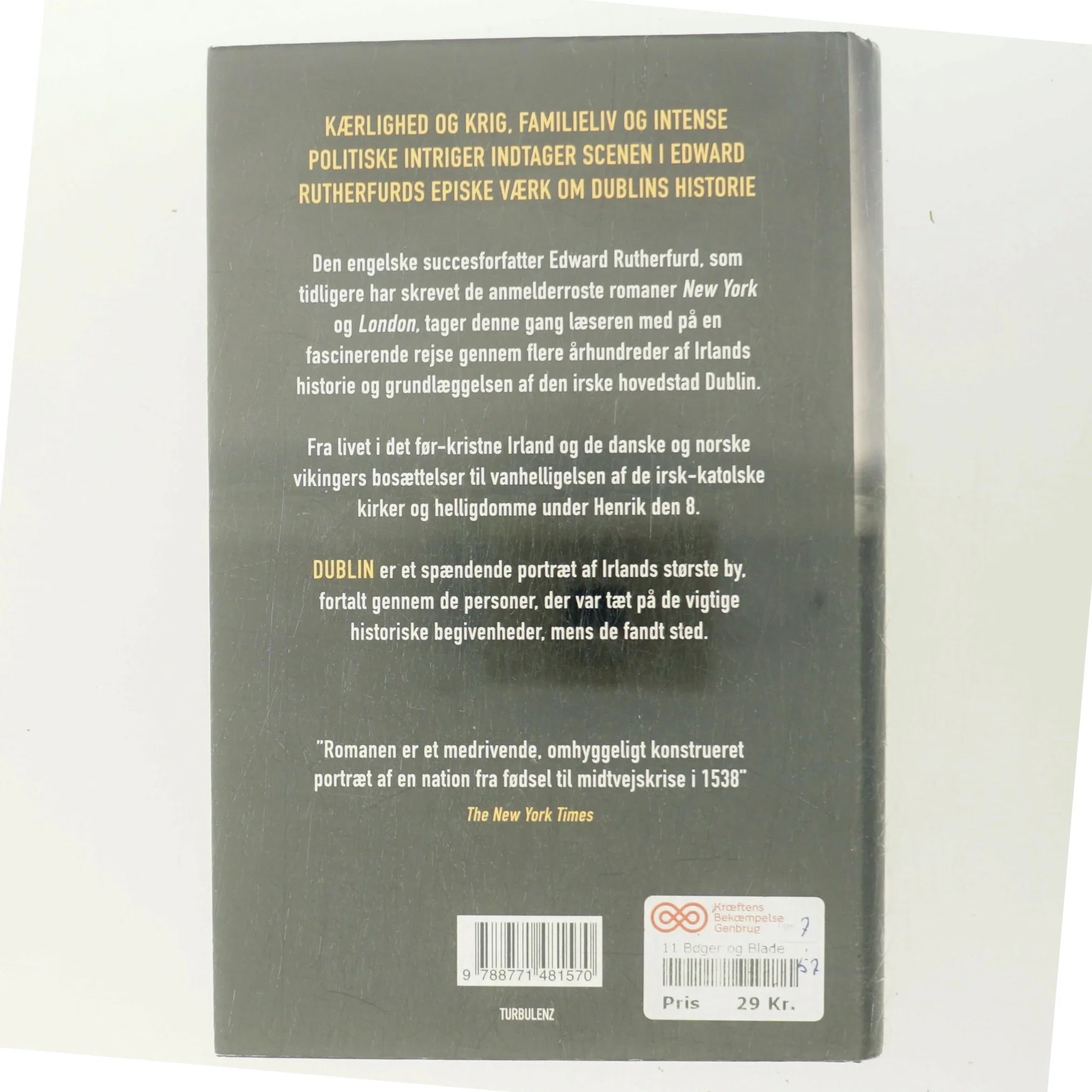 Dublin af Edward Rutherfurd (Bog)