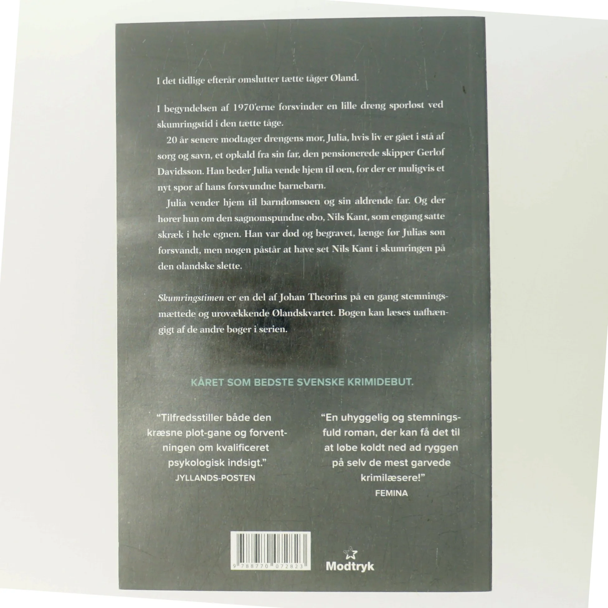 Skumringstimen : krimi af Johan Theorin (Bog)