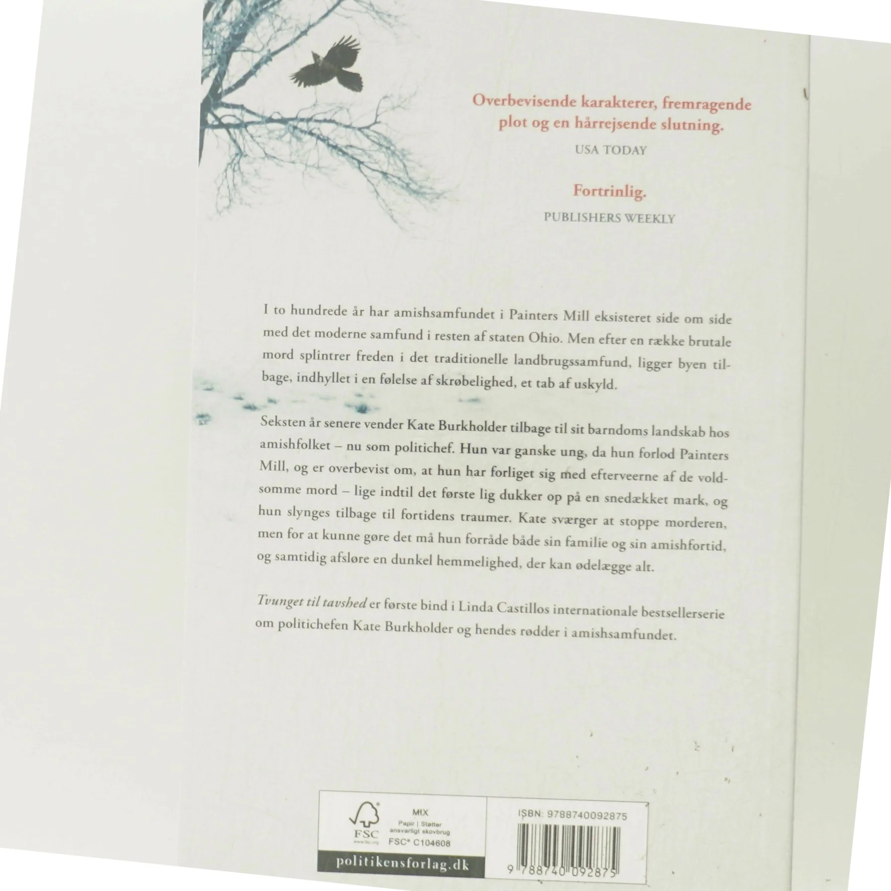 Tvunget til tavshed af Linda Castillo (Bog)