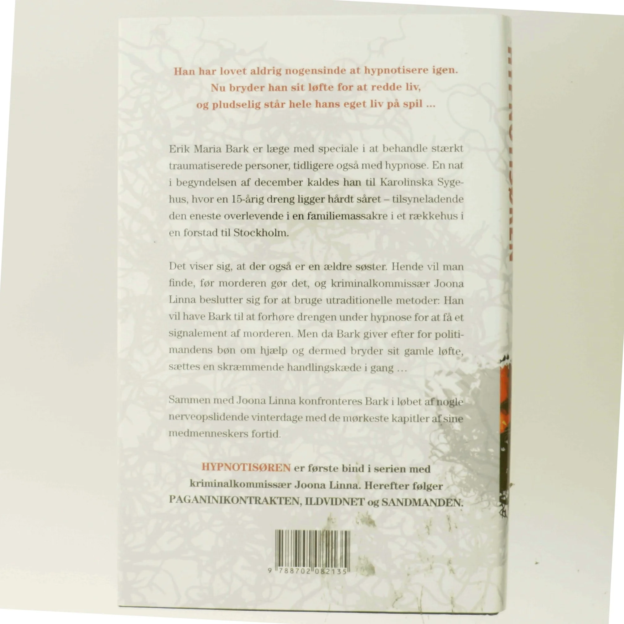 Hypnotisøren af Lars Kepler (Bog)