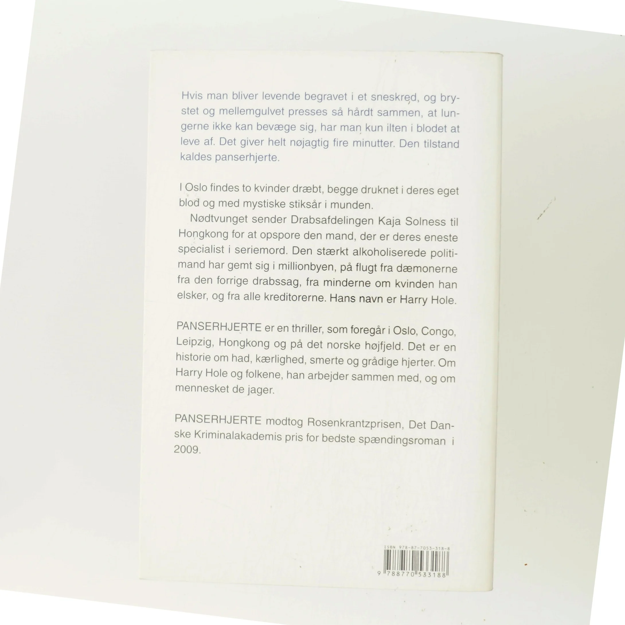 Panserhjerte af Jo Nesbø (Bog)