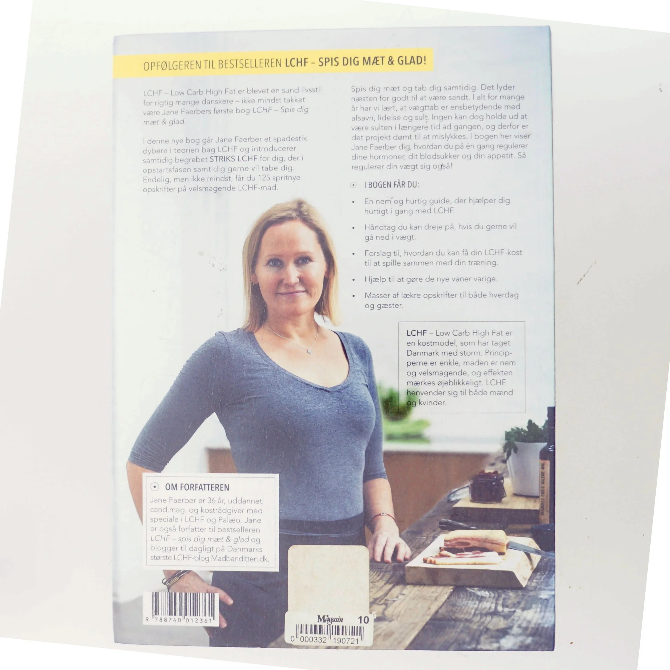 Mæt & slank med LCHF : low carb, high fat af Jane Faerber (Bog)