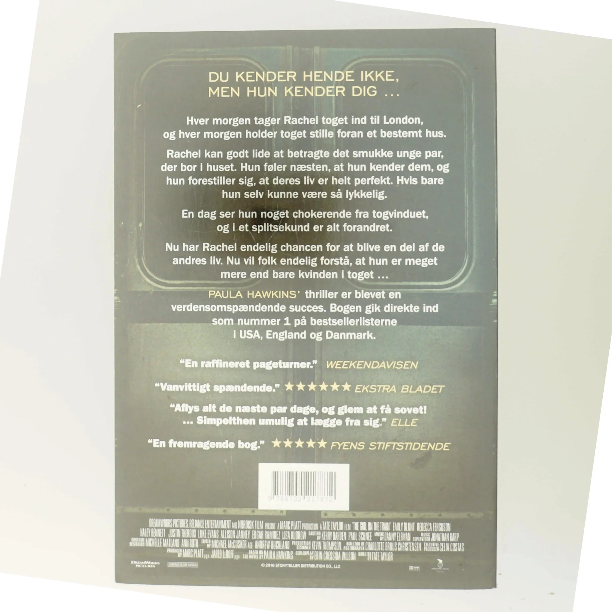 Kvinden i toget : thriller af Paula Hawkins (Bog)