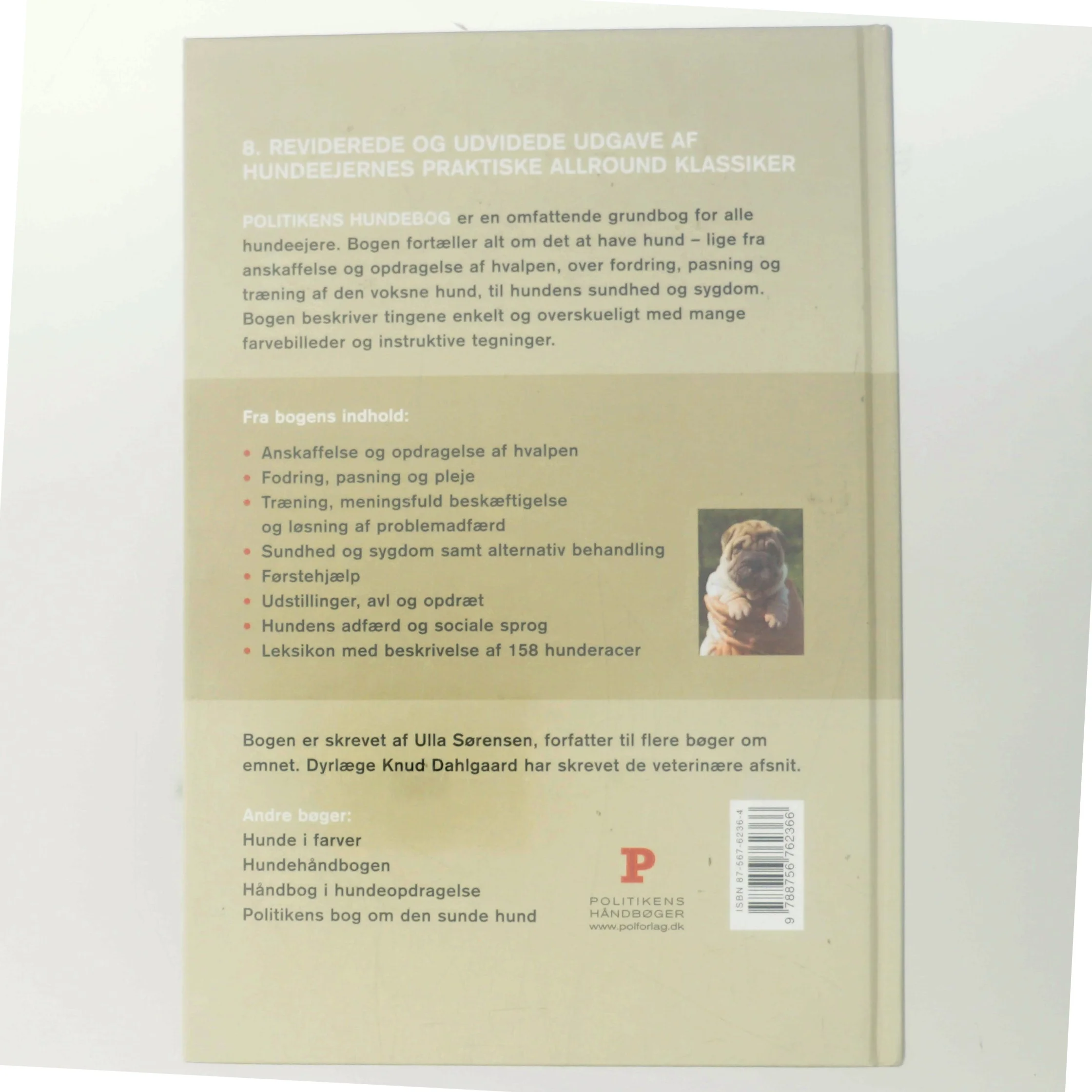 Politikens hundebog af Ulla Sørensen (f. 1935) (Bog)