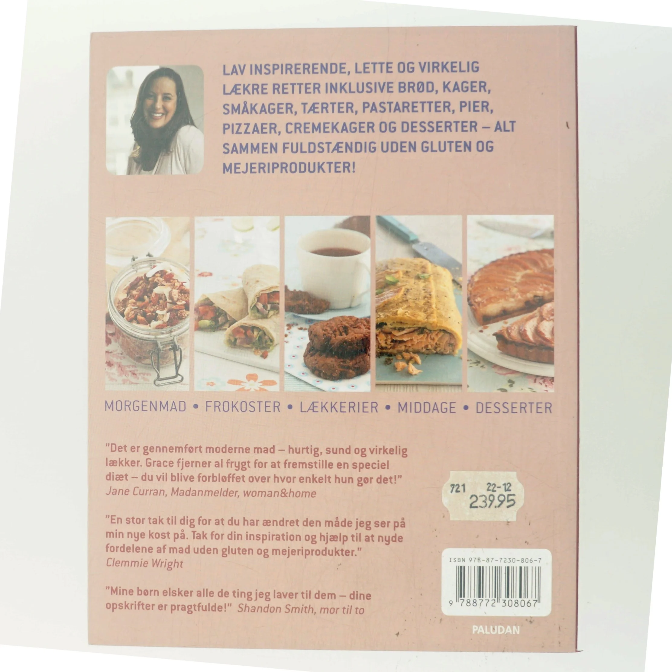 Lækre opskrifter fri for gluten og mejeriprodukter : morgenmad, frokoster, lækkerier, middage, desserter af Grace Cheetham (Bog)