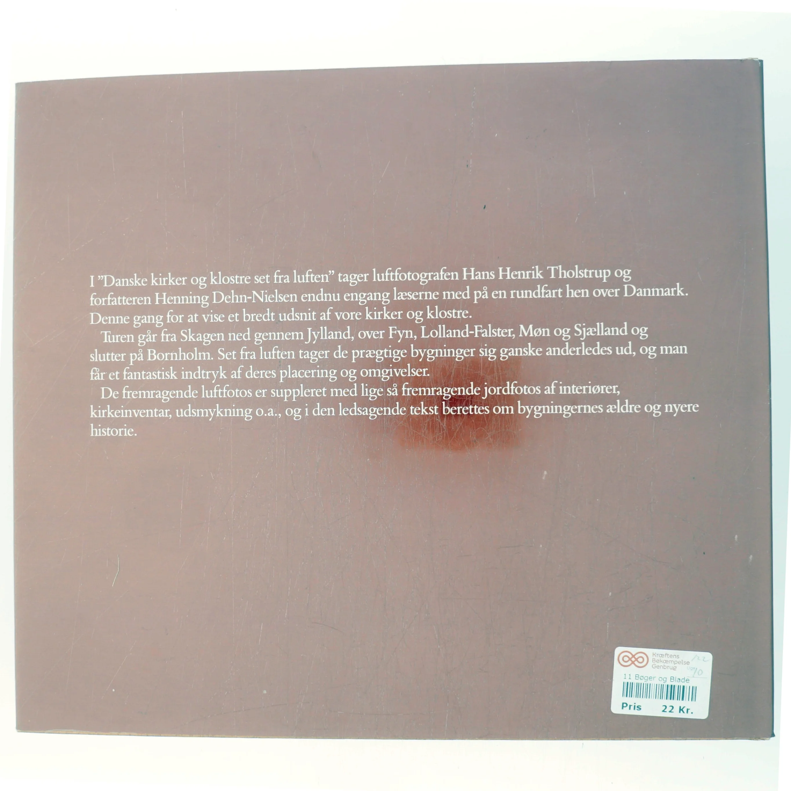 Danske kirker og klostre set fra luften af Henning Dehn-Nielsen (Bog)