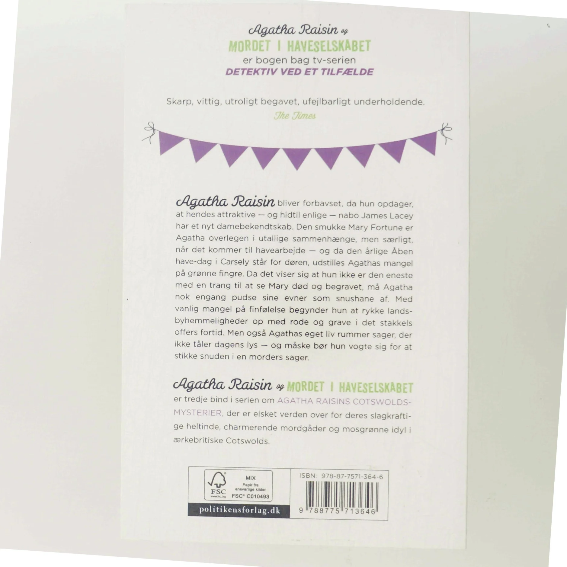 Agatha Raisin og mordet i Haveselskabet : roman af M. C. Beaton (Bog)