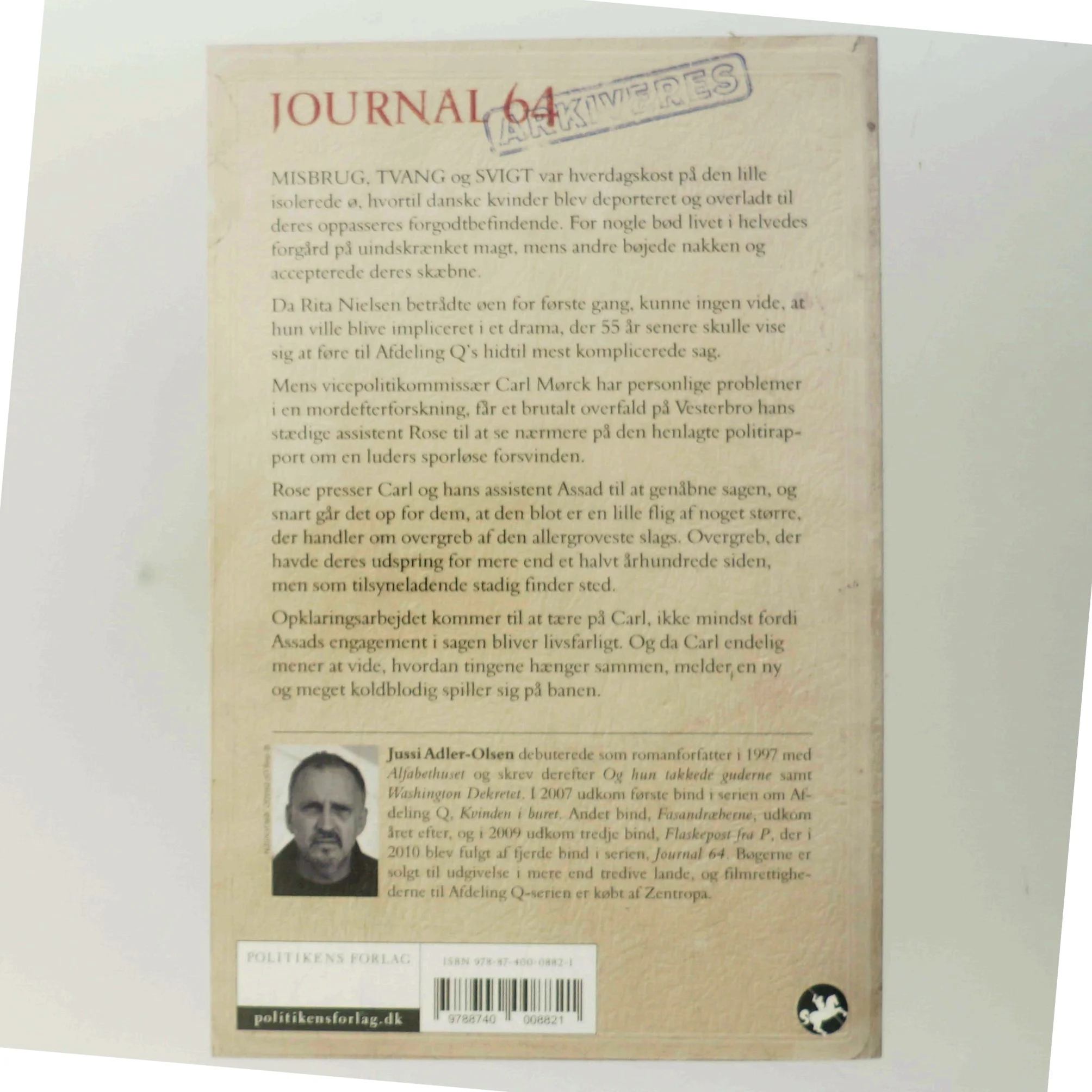 Journal 64 : krimithriller af Jussi Adler-Olsen (Bog)